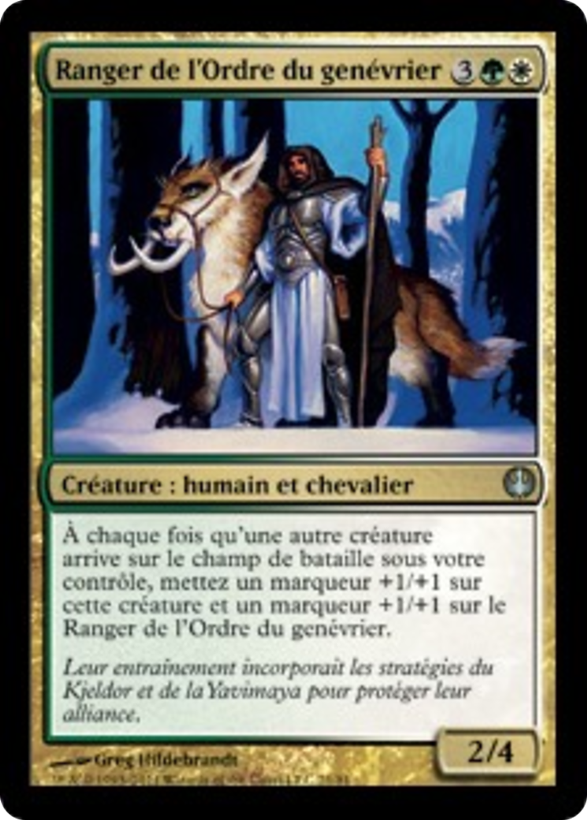 Ranger de l'Ordre du genévrier — Duel Decks: Knights vs. Dragons — Magic: The Gathering