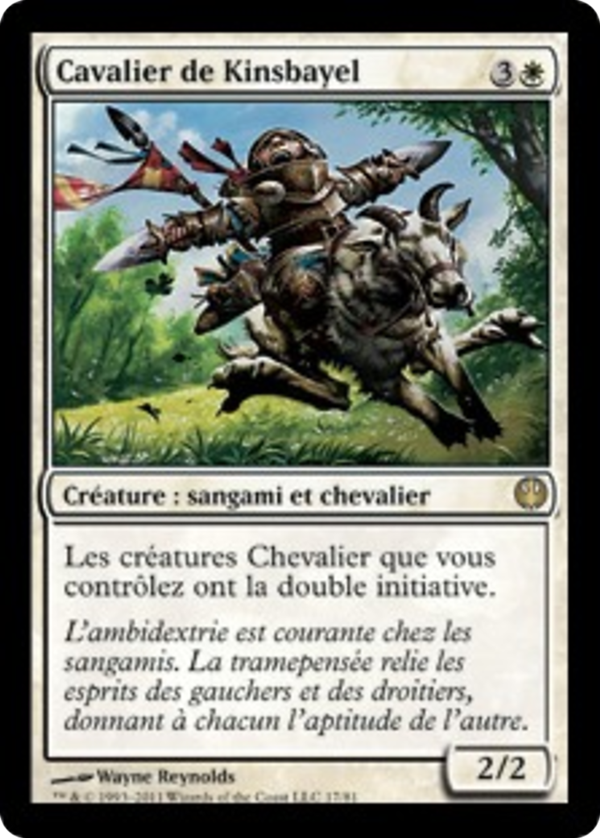 Cavalier de Kinsbayel — Duel Decks: Knights vs. Dragons — Magic: The Gathering