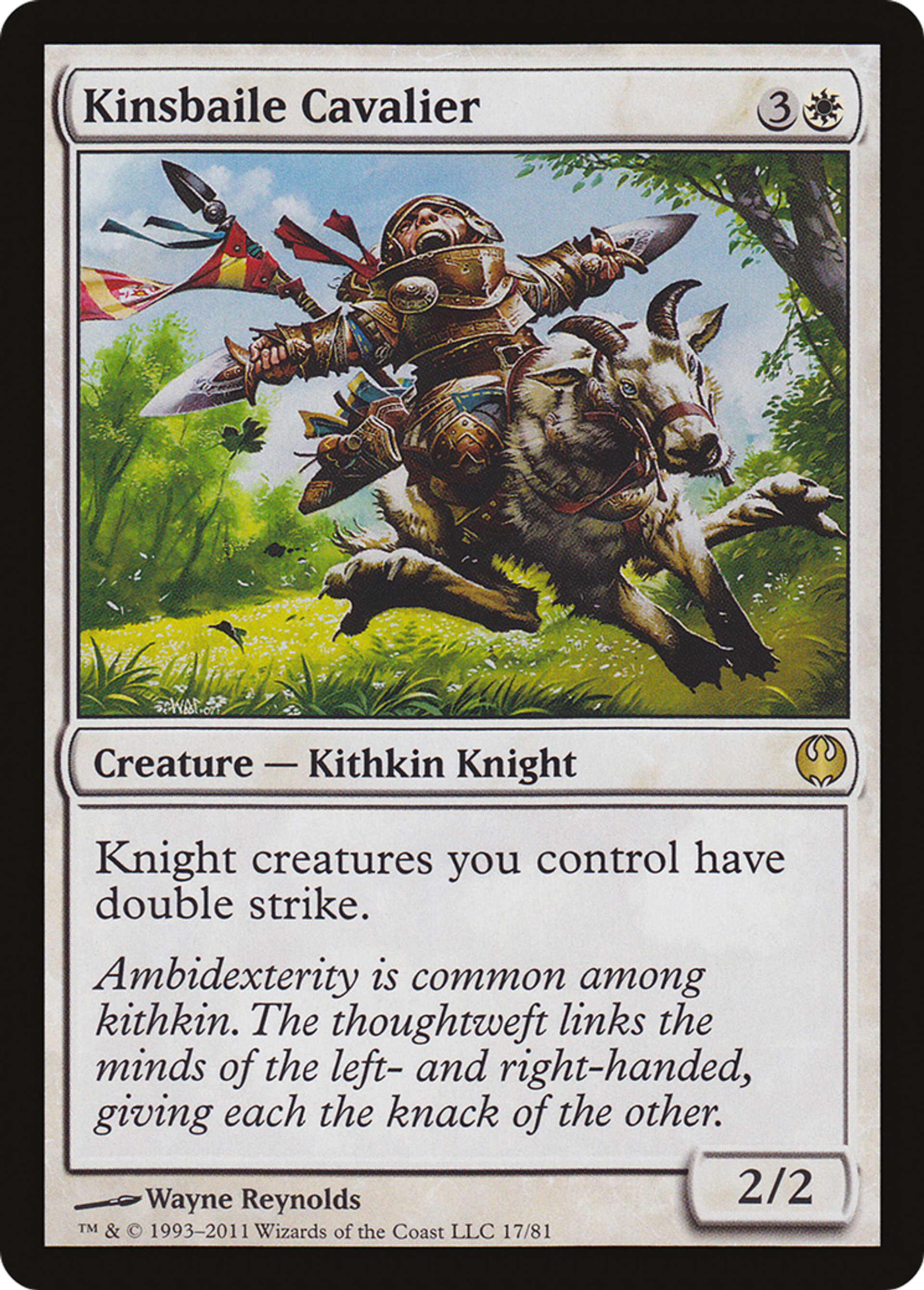 Cavalier de Kinsbayel — Duel Decks: Knights vs. Dragons — Magic: The Gathering