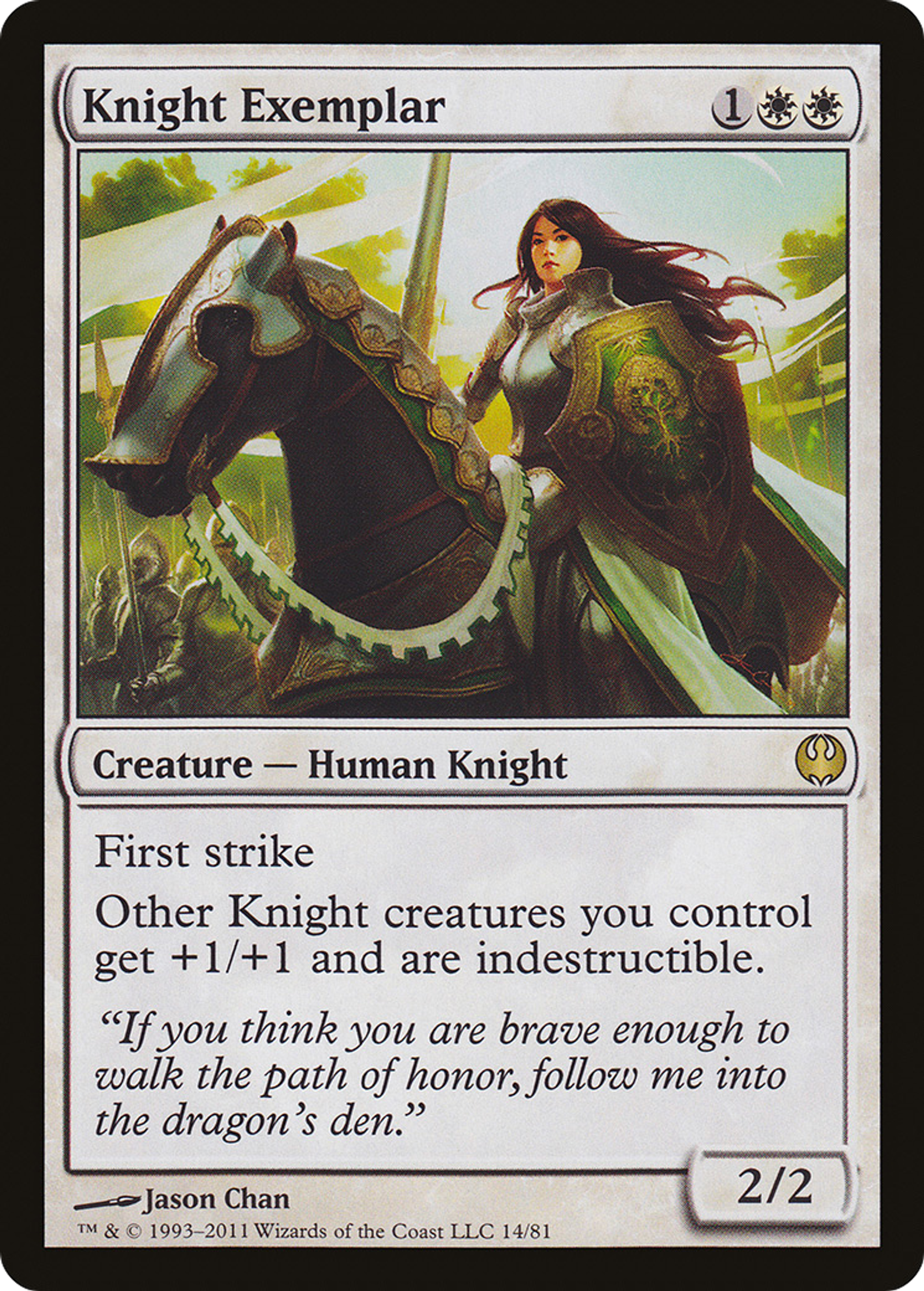 Knight Exemplar — Duel Decks: Knights vs. Dragons — Magic: The Gathering