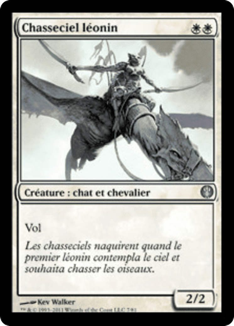 Chasseciel léonin — Duel Decks: Knights vs. Dragons — Magic: The Gathering