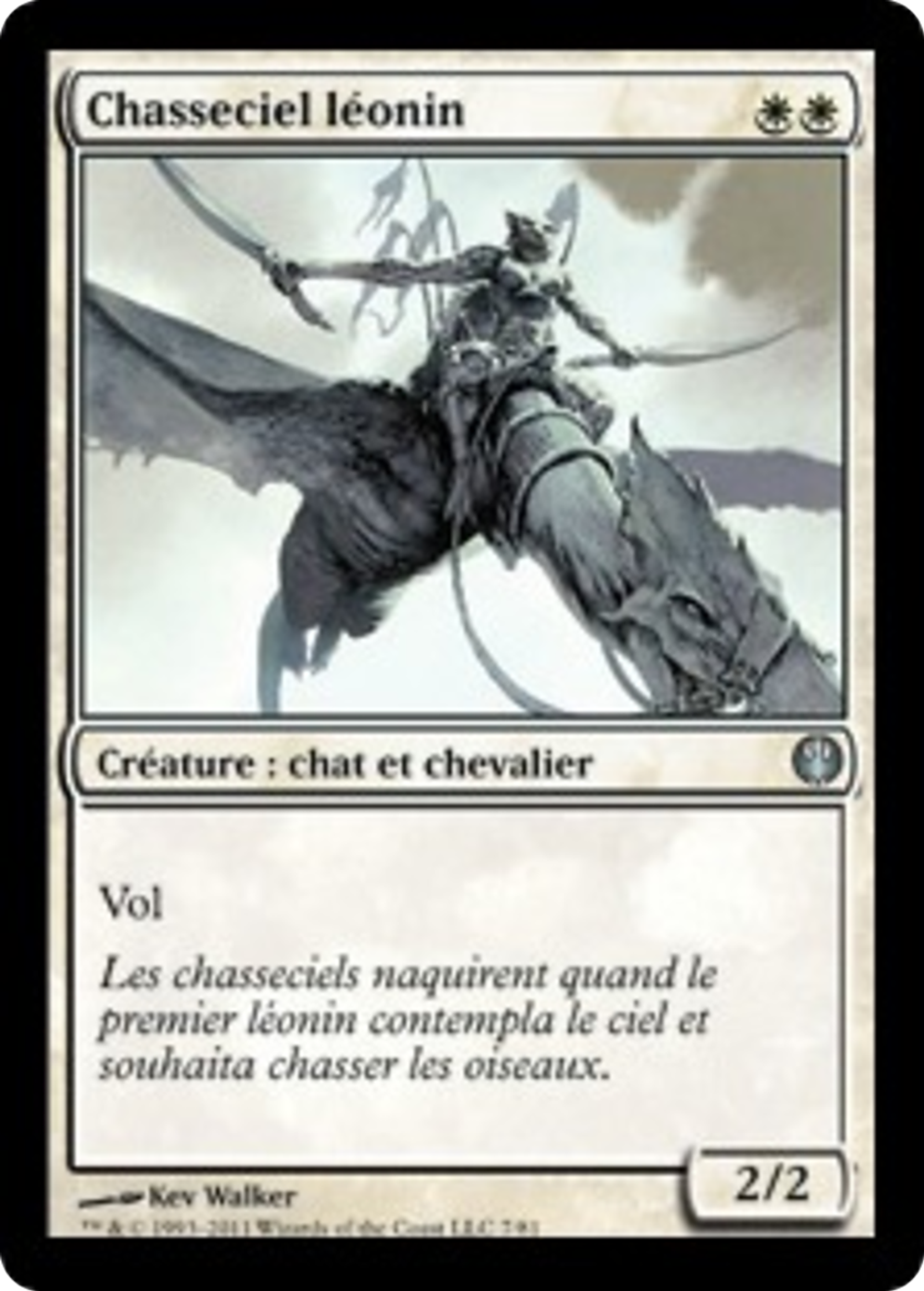 Chasseciel léonin — Duel Decks: Knights vs. Dragons — Magic: The Gathering