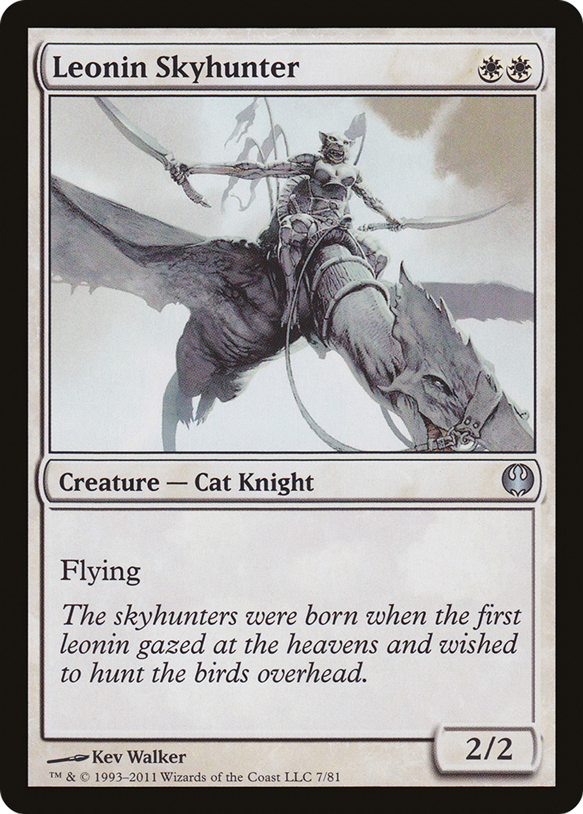Leonin Skyhunter — Duel Decks: Knights vs. Dragons — Magic: The Gathering