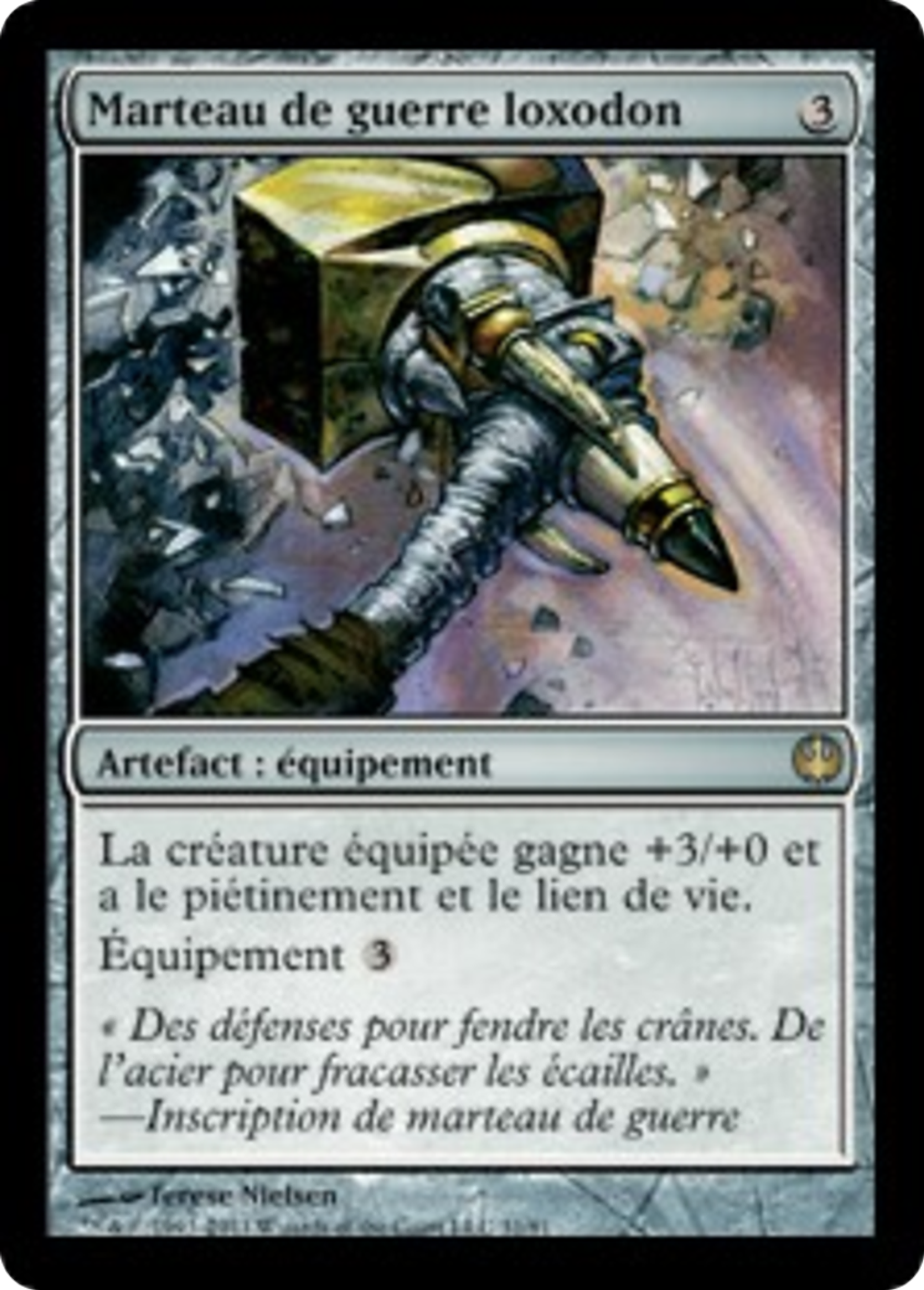 Marteau de guerre loxodon — Duel Decks: Knights vs. Dragons — Magic: The Gathering