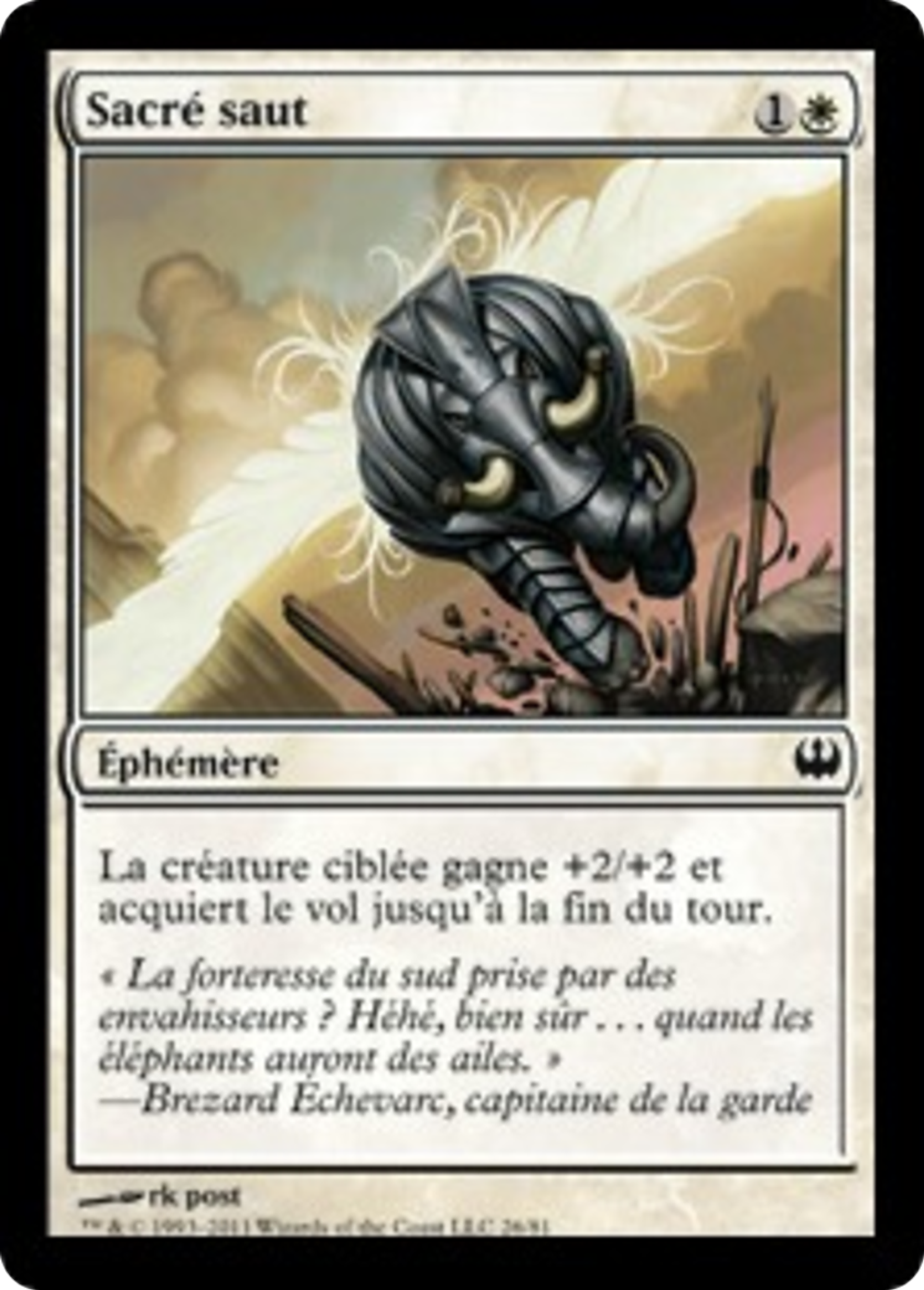 Sacré saut — Duel Decks: Knights vs. Dragons — Magic: The Gathering