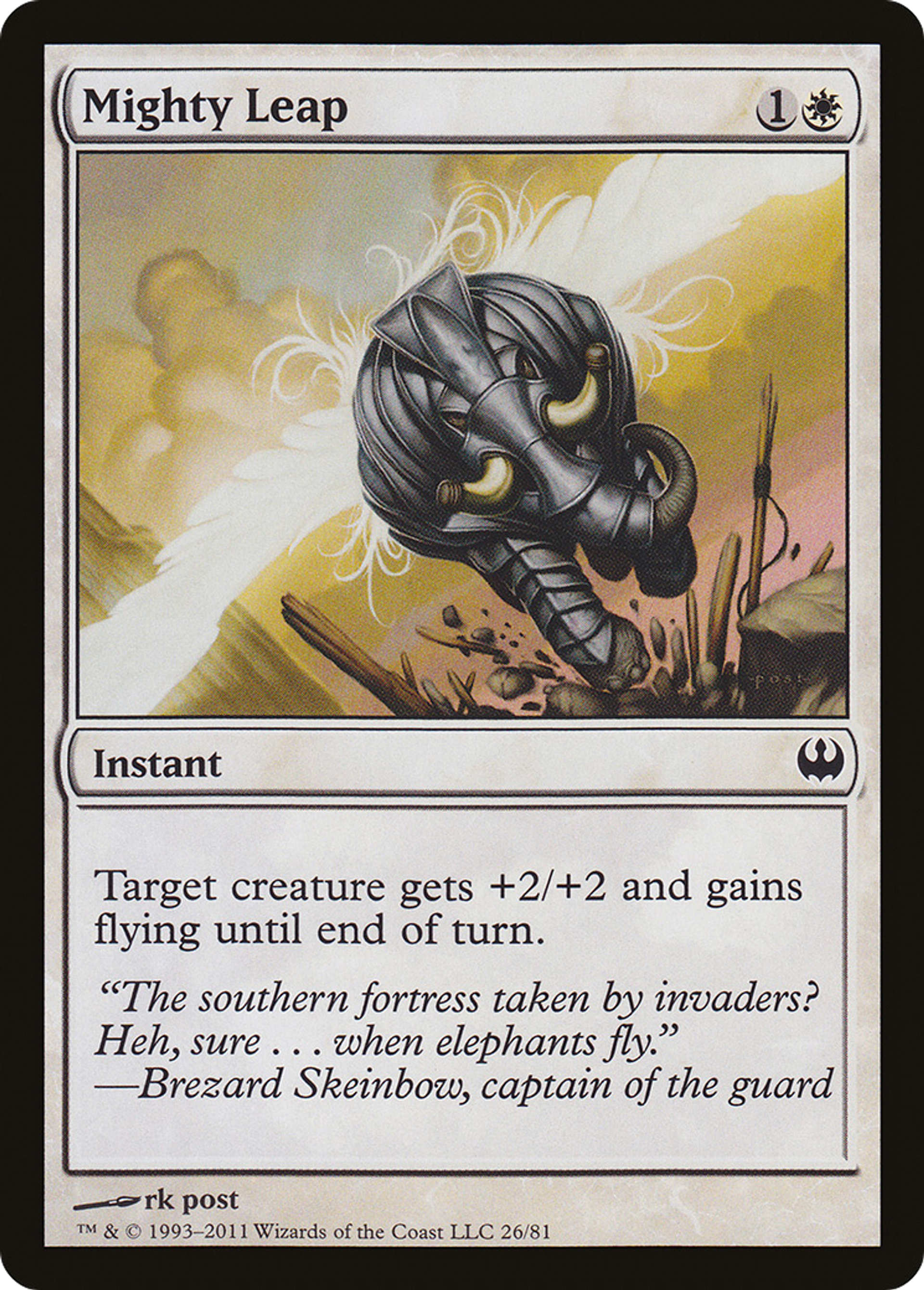 Mighty Leap — Duel Decks: Knights vs. Dragons — Magic: The Gathering