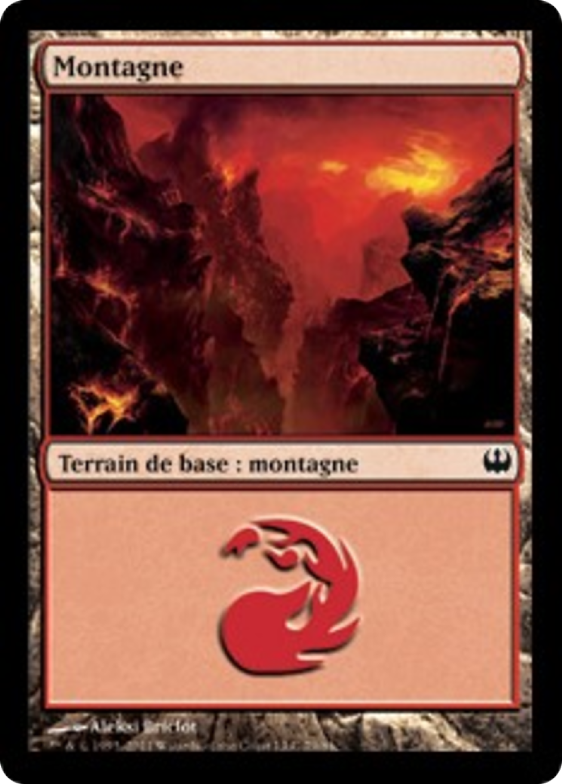 Montagne — Duel Decks: Knights vs. Dragons — Magic: The Gathering