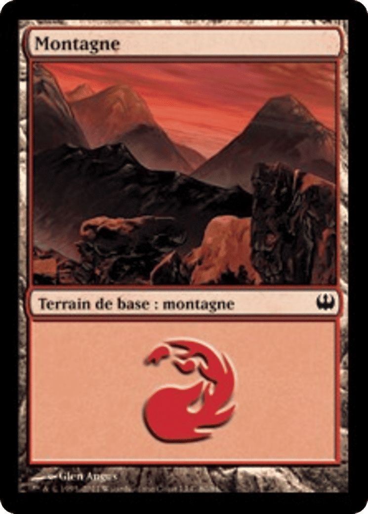 Montagne — Duel Decks: Knights vs. Dragons — Magic: The Gathering