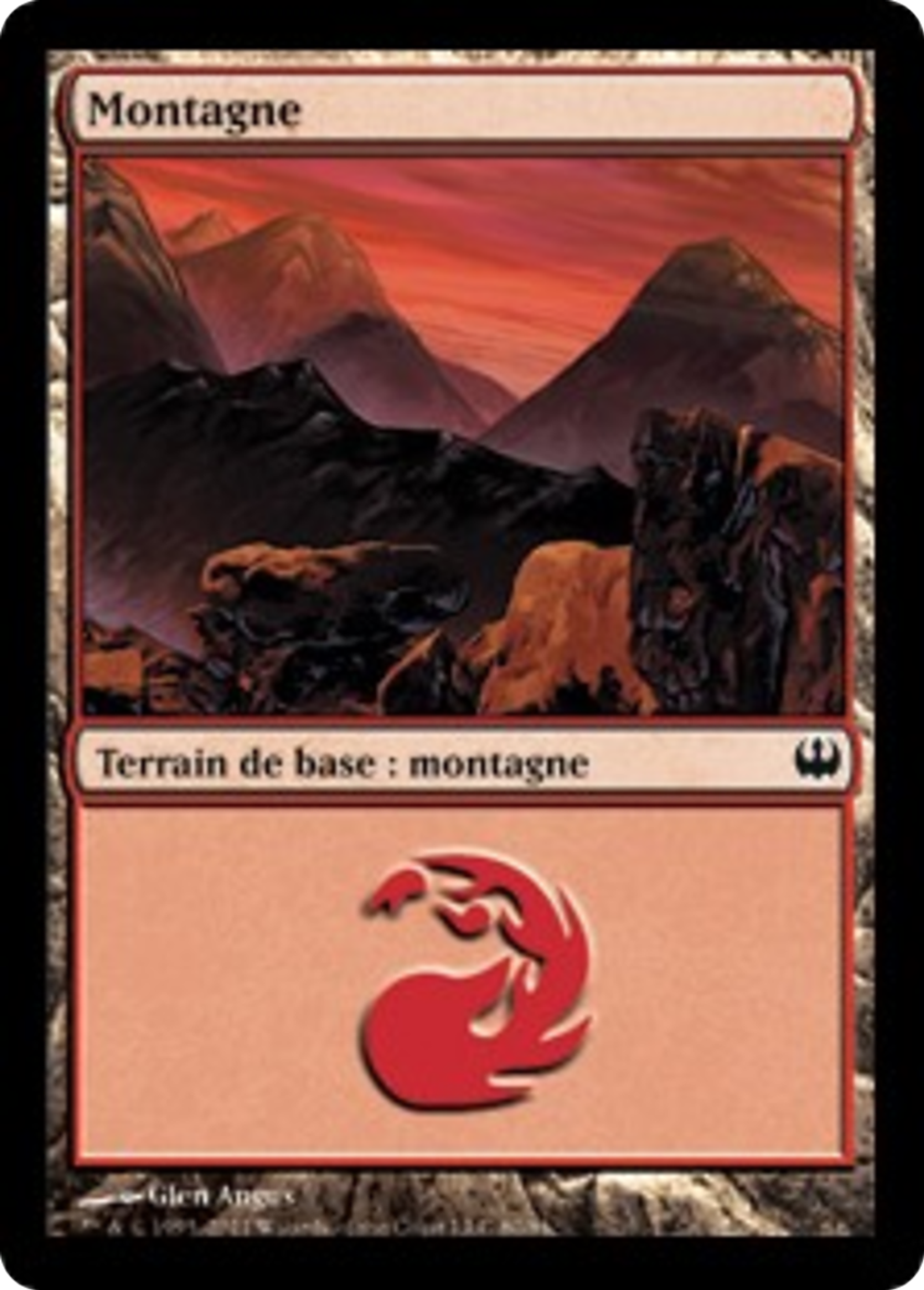 Montagne — Duel Decks: Knights vs. Dragons — Magic: The Gathering