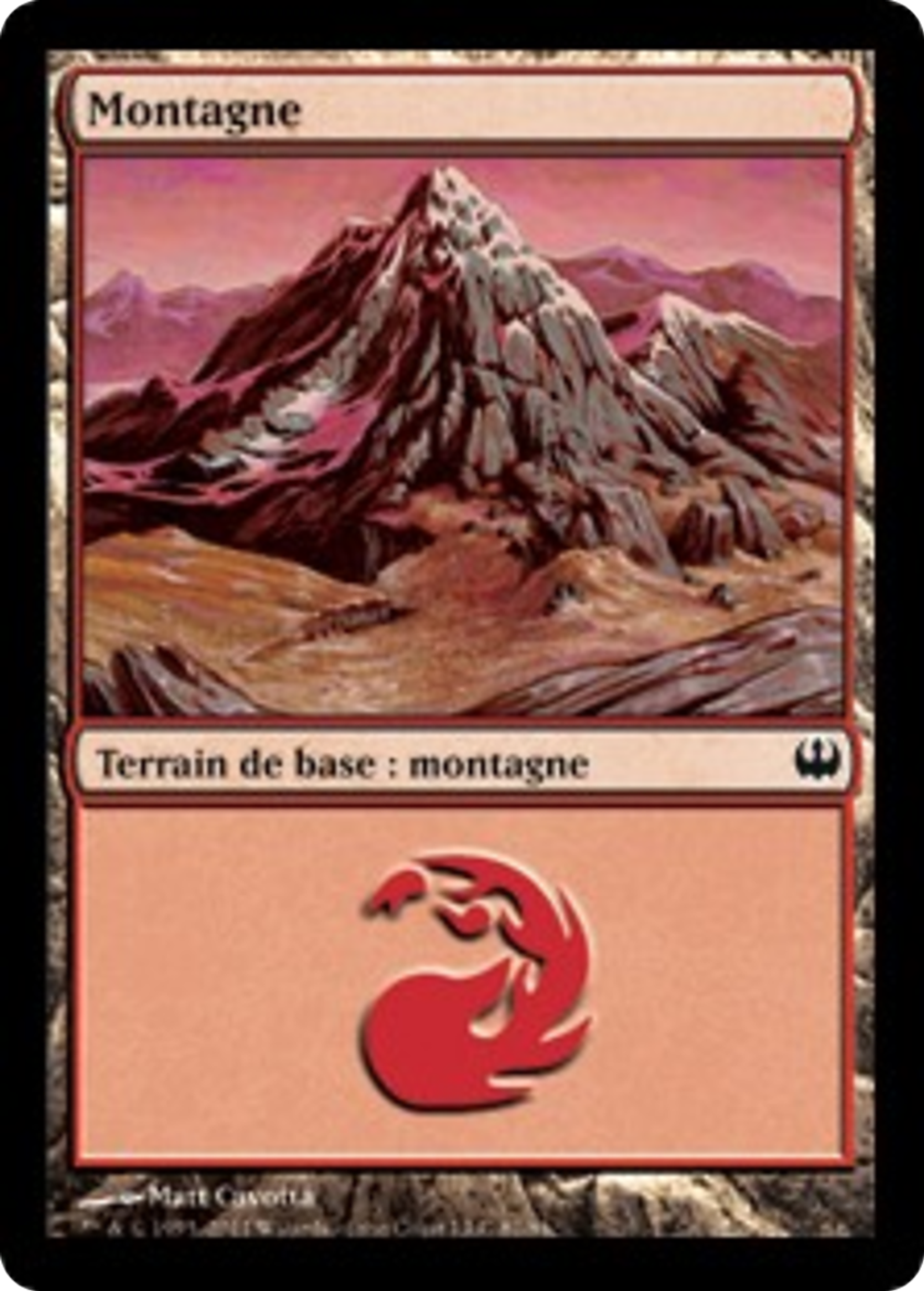 Montagne — Duel Decks: Knights vs. Dragons — Magic: The Gathering