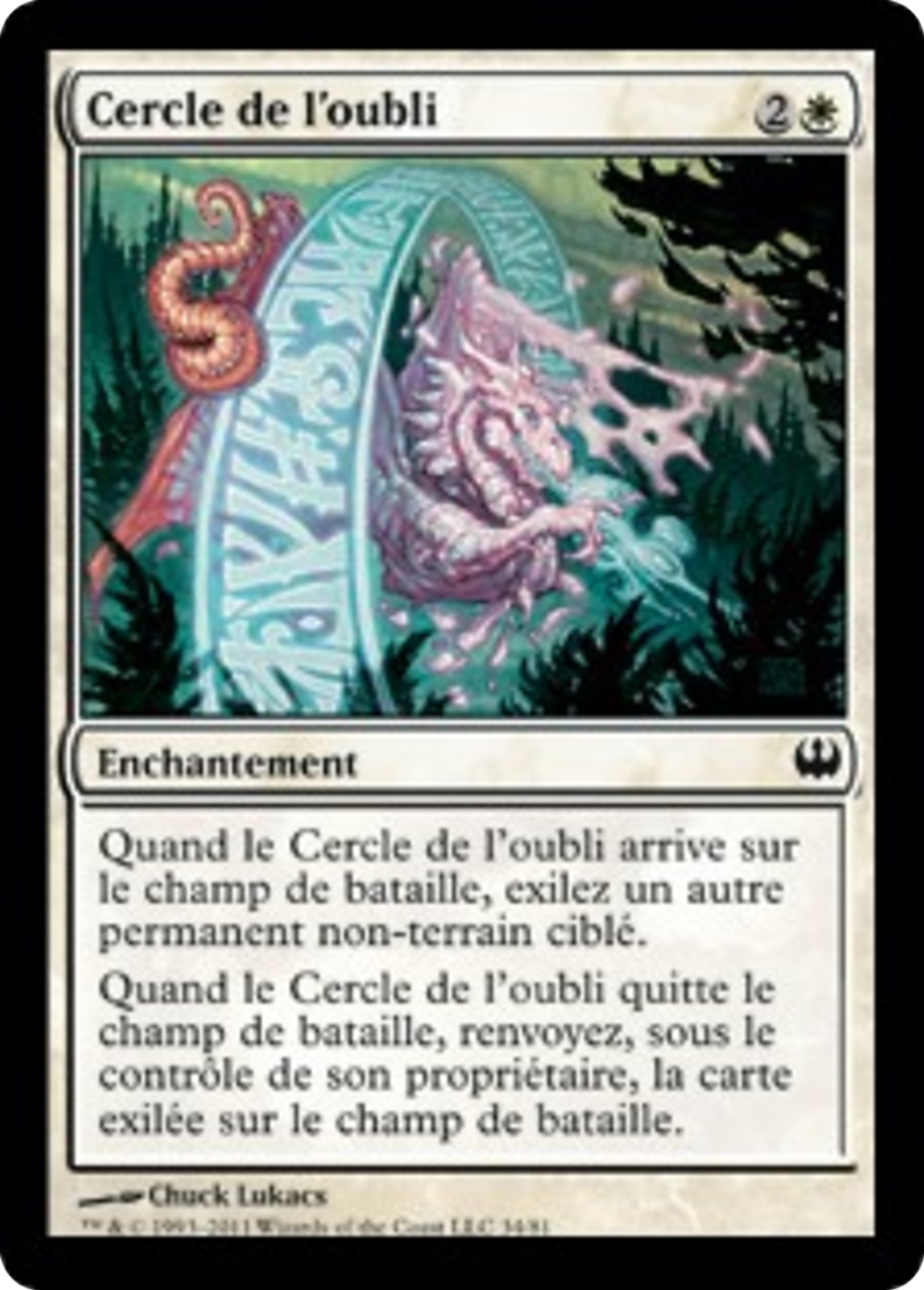 Cercle de l'oubli — Duel Decks: Knights vs. Dragons — Magic: The Gathering