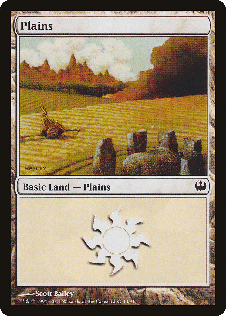 Plains — Duel Decks: Knights vs. Dragons — Magic: The Gathering