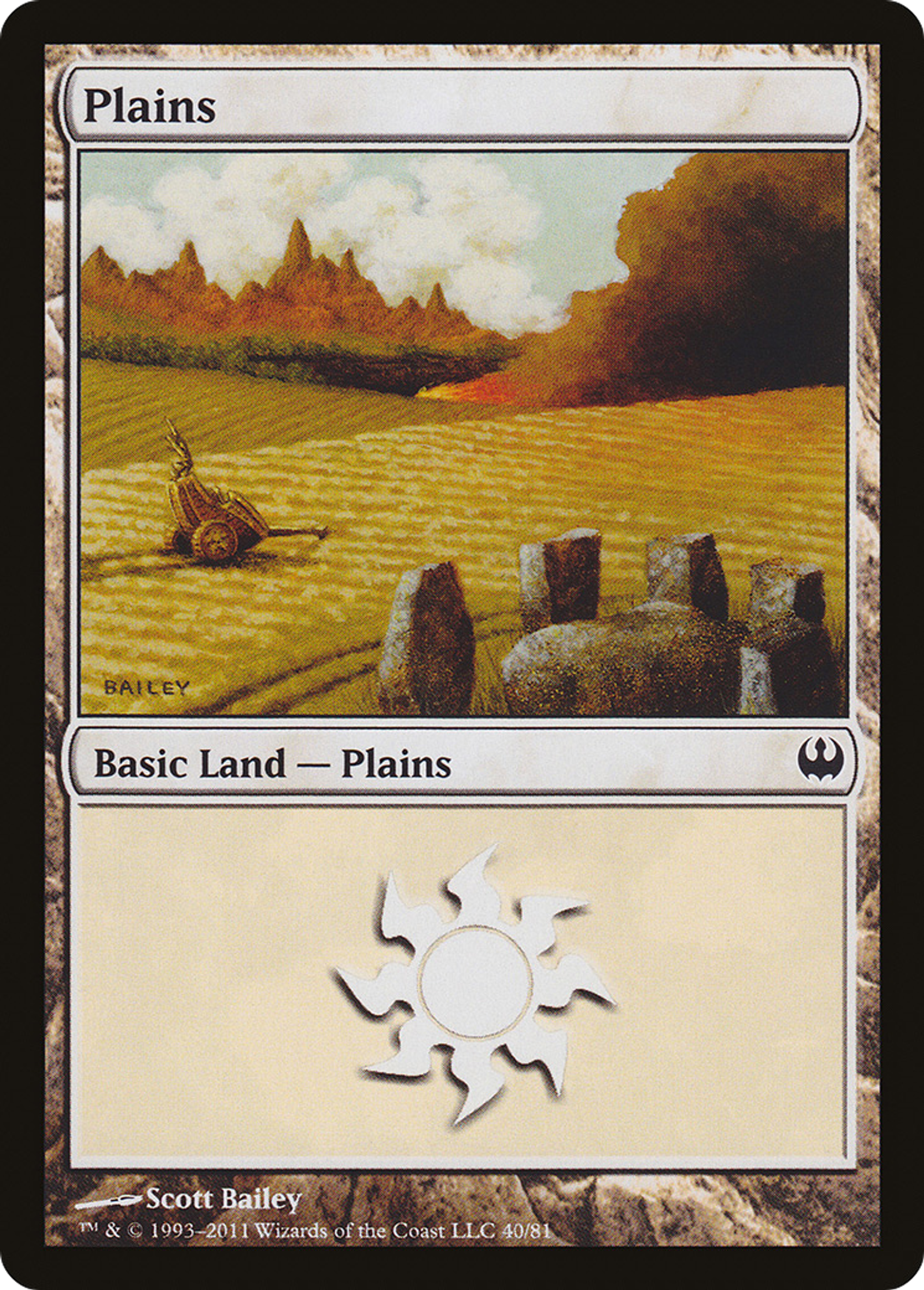 Plains — Duel Decks: Knights vs. Dragons — Magic: The Gathering