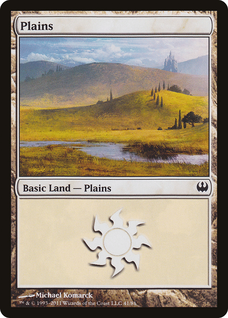 Plains — Duel Decks: Knights vs. Dragons — Magic: The Gathering
