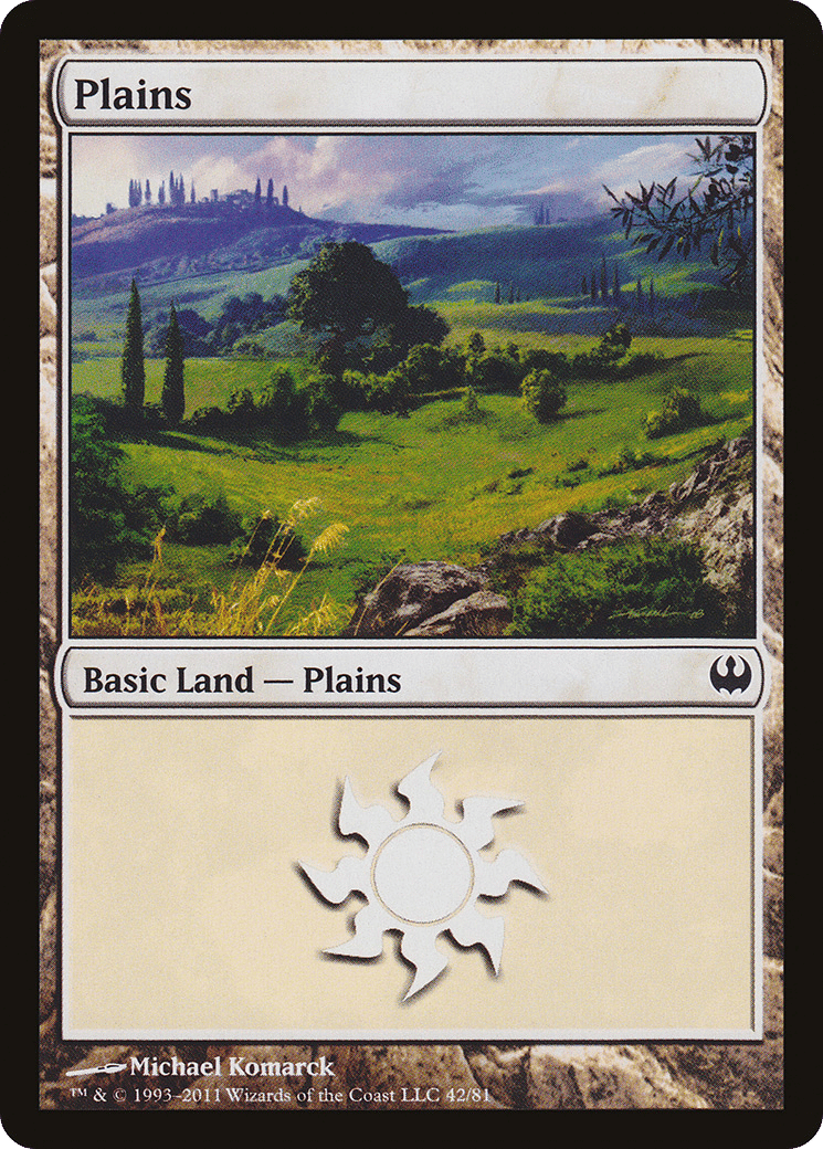 Plains — Duel Decks: Knights vs. Dragons — Magic: The Gathering