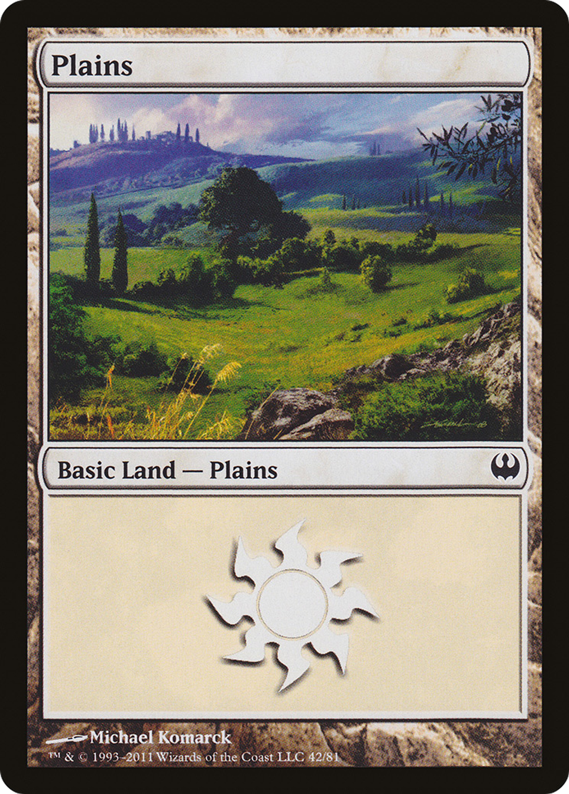 Plains — Duel Decks: Knights vs. Dragons — Magic: The Gathering