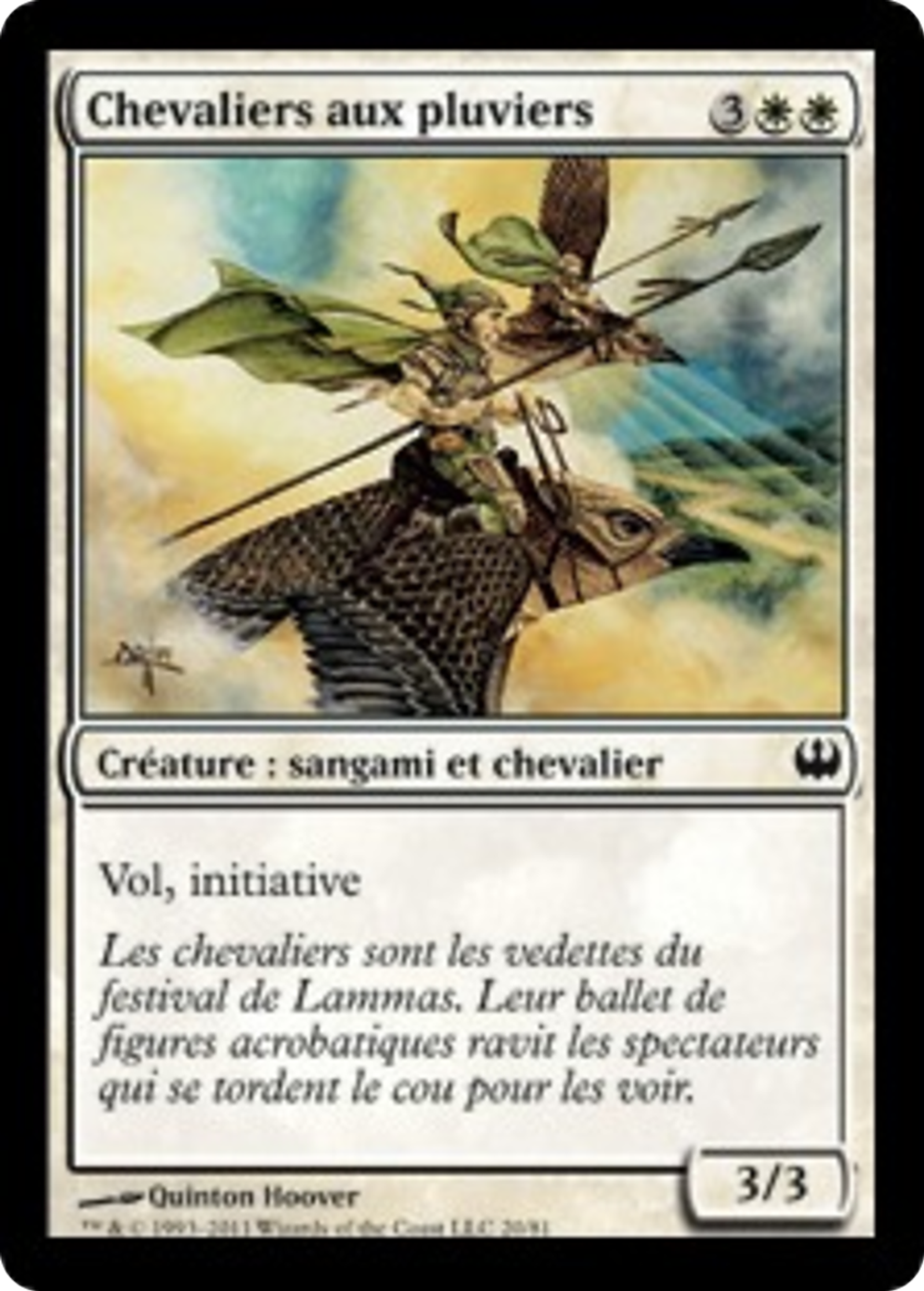 Chevaliers aux pluviers — Duel Decks: Knights vs. Dragons — Magic: The Gathering