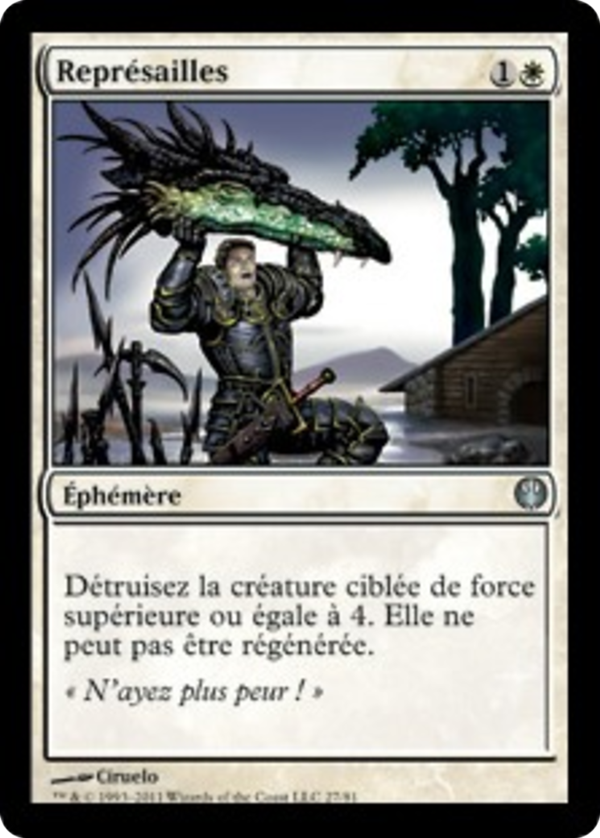 Représailles — Duel Decks: Knights vs. Dragons — Magic: The Gathering