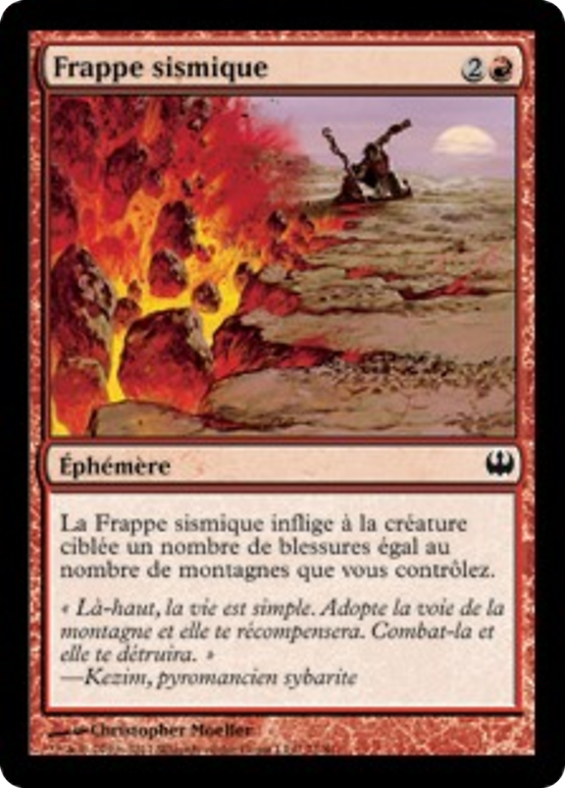 Frappe sismique — Duel Decks: Knights vs. Dragons — Magic: The Gathering