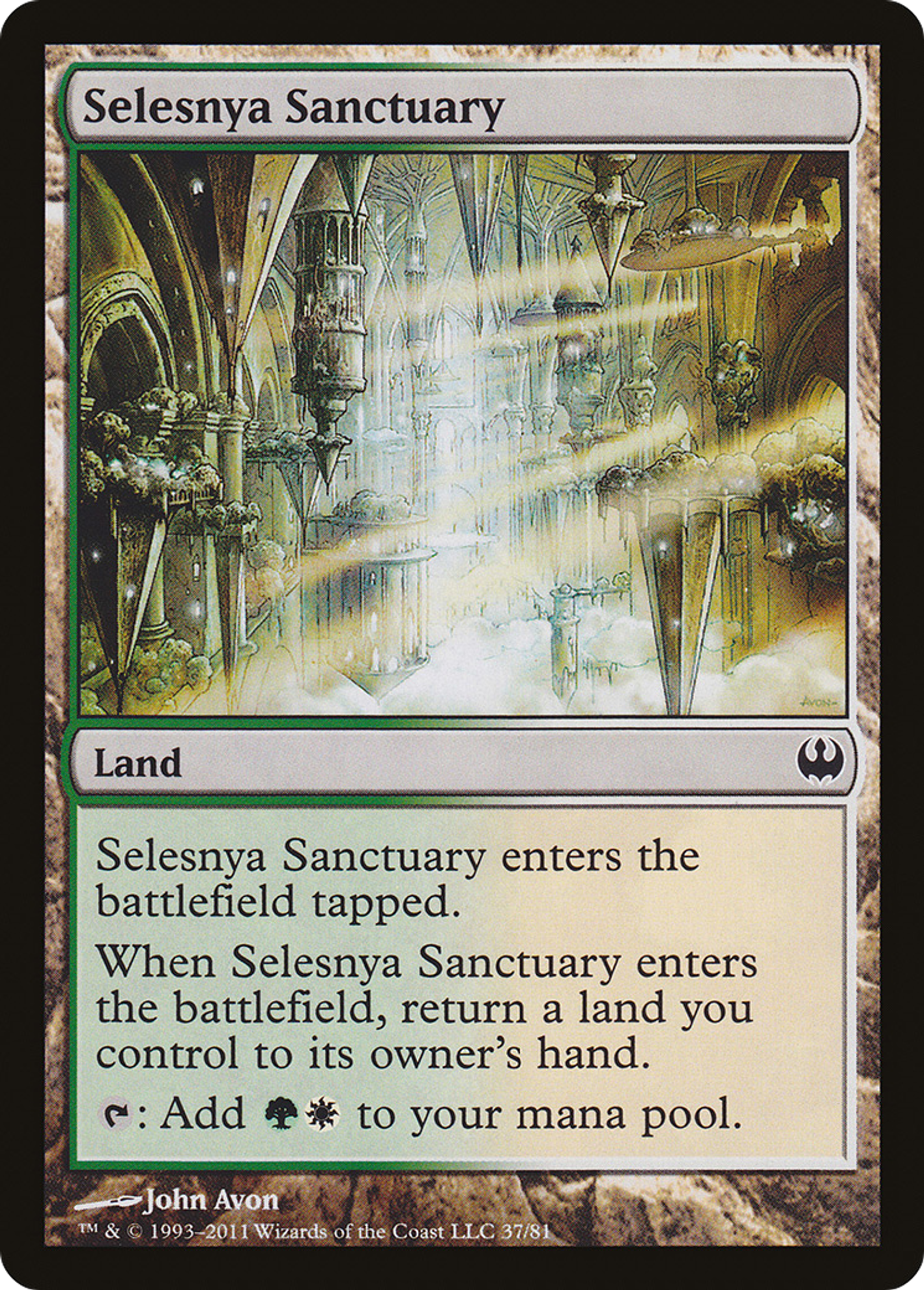 Selesnya Sanctuary — Duel Decks: Knights vs. Dragons — Magic: The Gathering