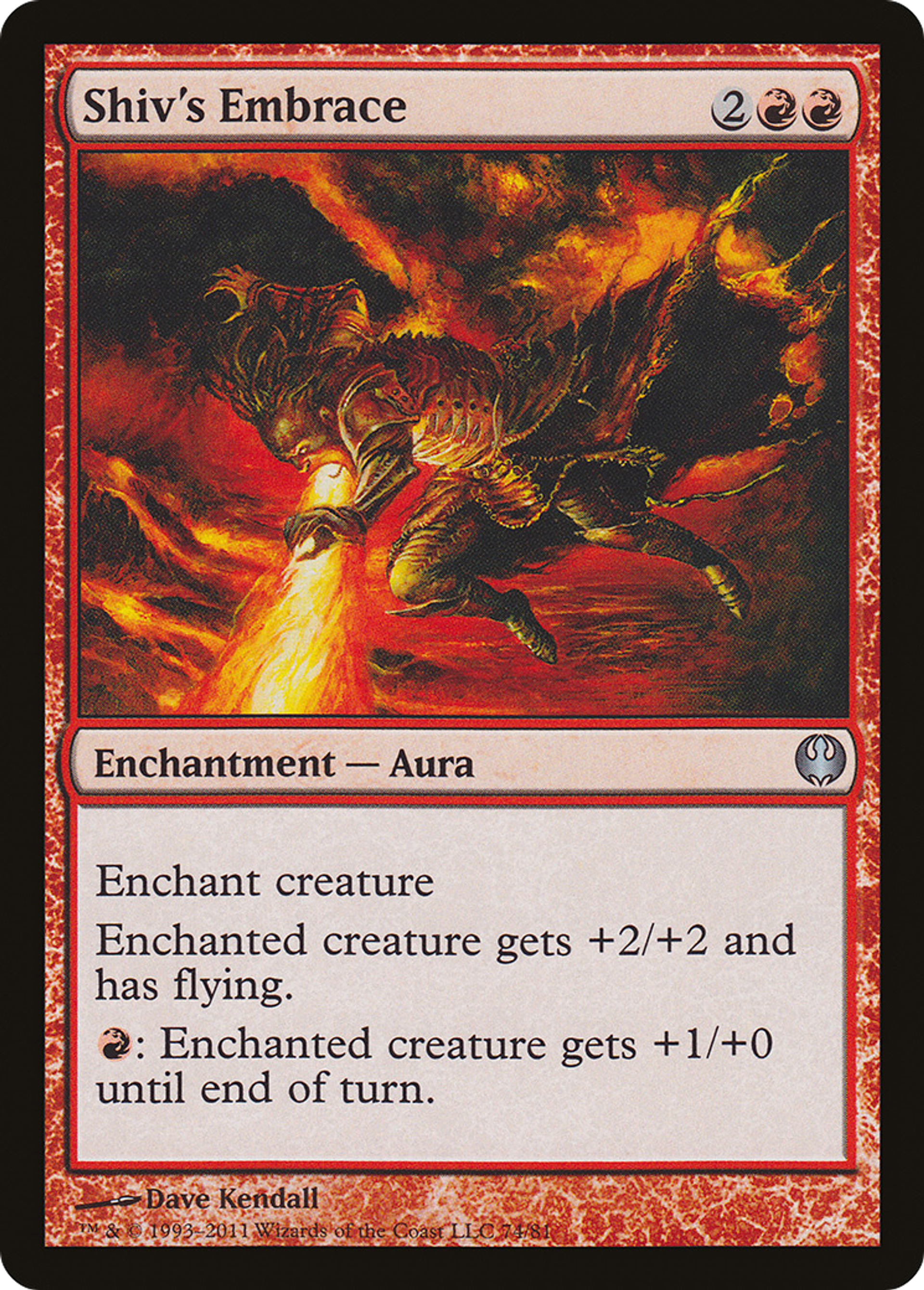 Shiv's Embrace — Duel Decks: Knights vs. Dragons — Magic: The Gathering