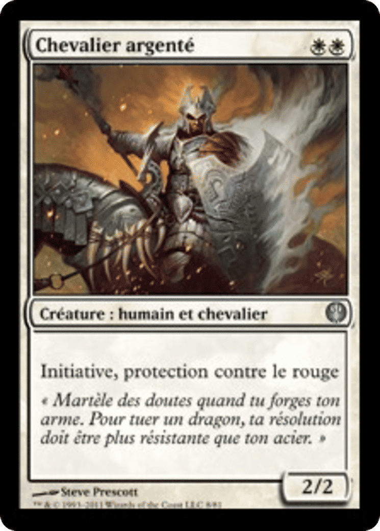 Chevalier argenté — Duel Decks: Knights vs. Dragons — Magic: The Gathering