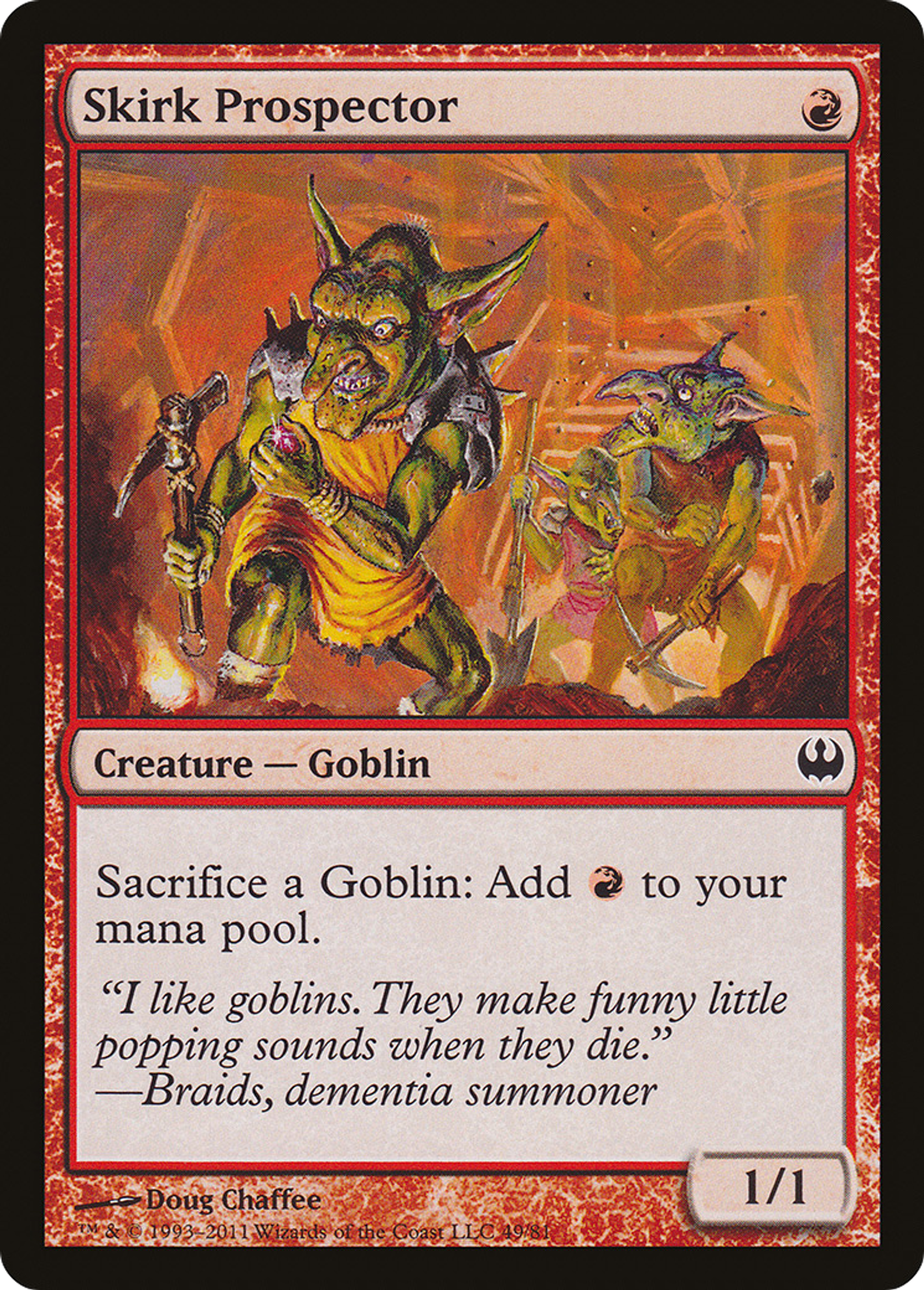 Skirk Prospector — Duel Decks: Knights vs. Dragons — Magic: The Gathering