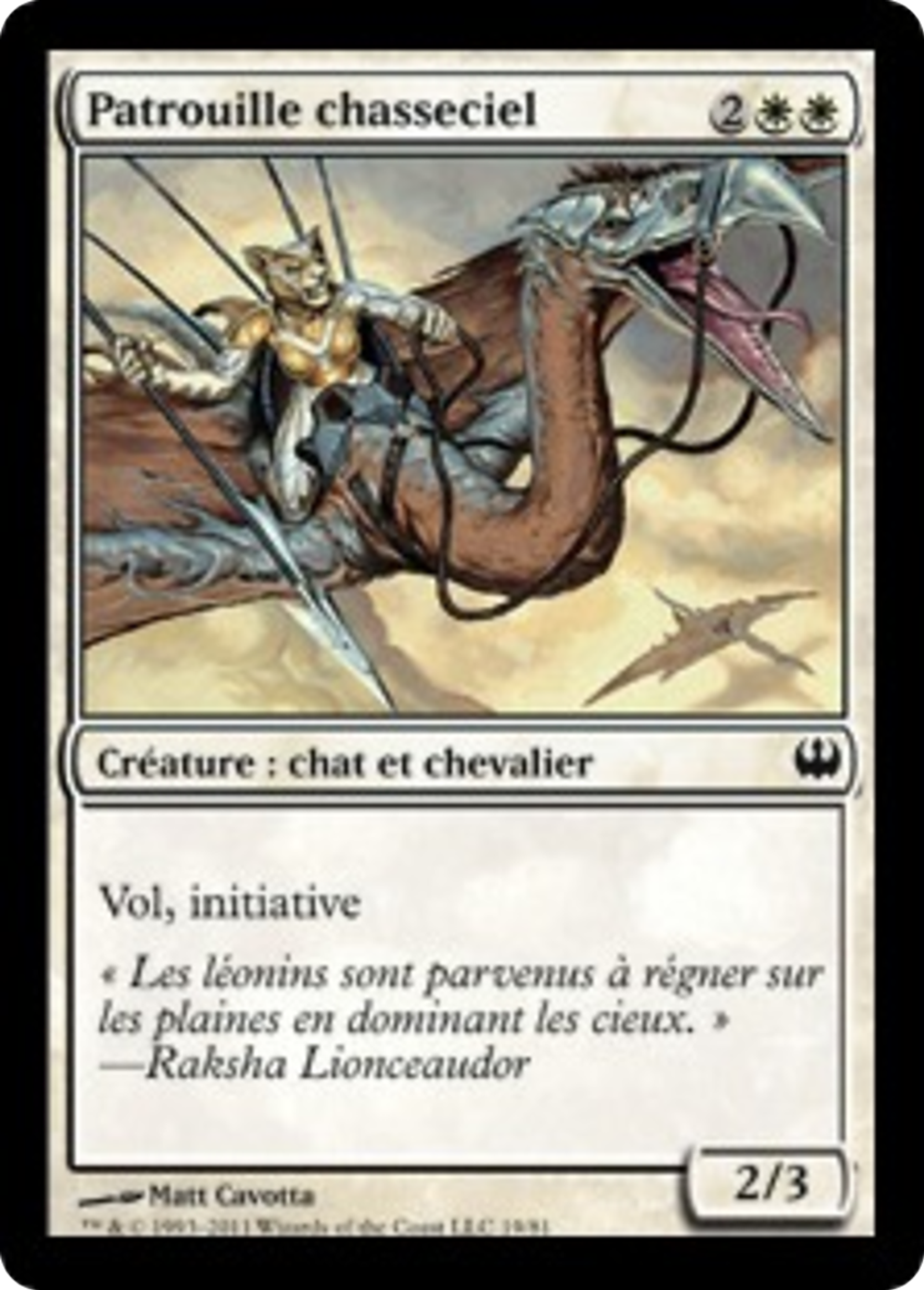 Patrouille chasseciel — Duel Decks: Knights vs. Dragons — Magic: The Gathering
