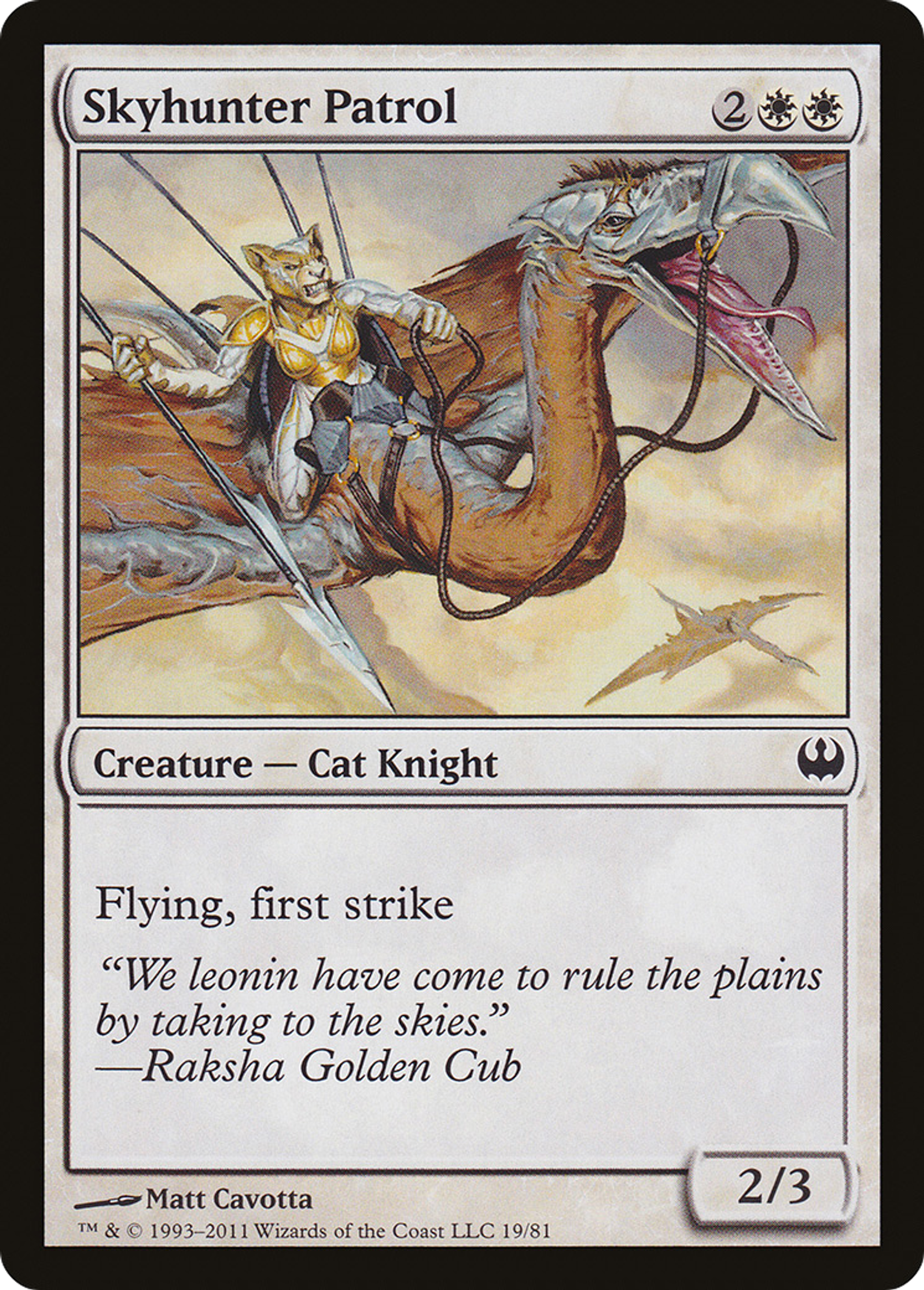 Skyhunter Patrol — Duel Decks: Knights vs. Dragons — Magic: The Gathering