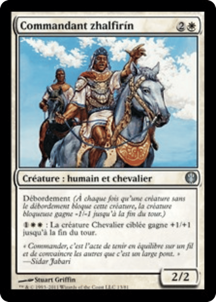 Commandant zhalfirín — Duel Decks: Knights vs. Dragons — Magic: The Gathering