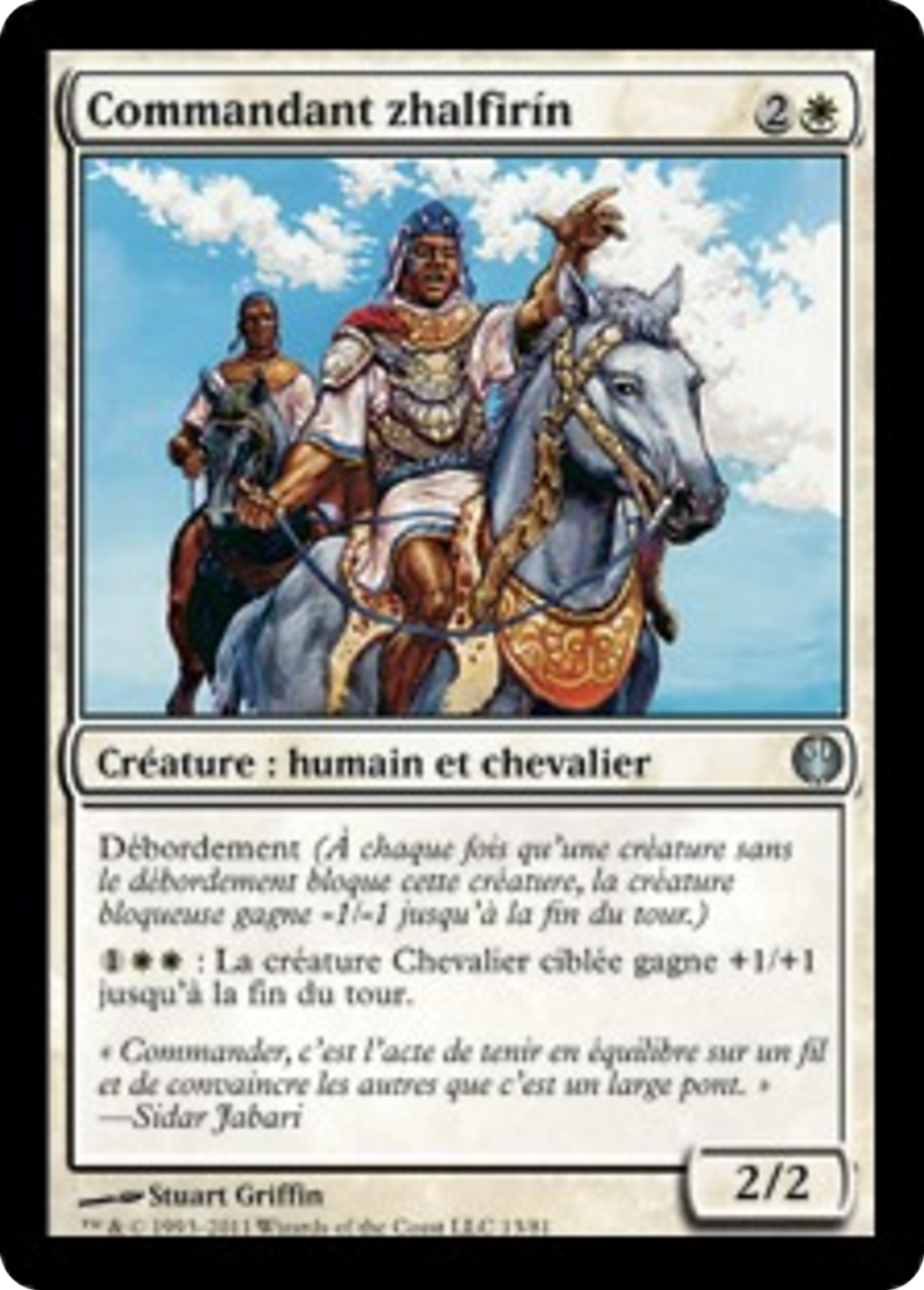 Commandant zhalfirín — Duel Decks: Knights vs. Dragons — Magic: The Gathering