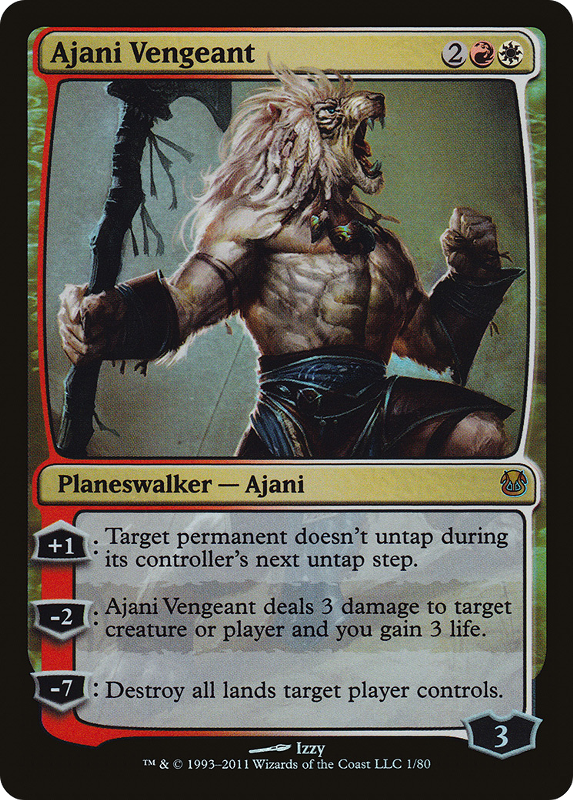Ajani Vengeant — Duel Decks: Ajani vs. Nicol Bolas — Magic: The Gathering
