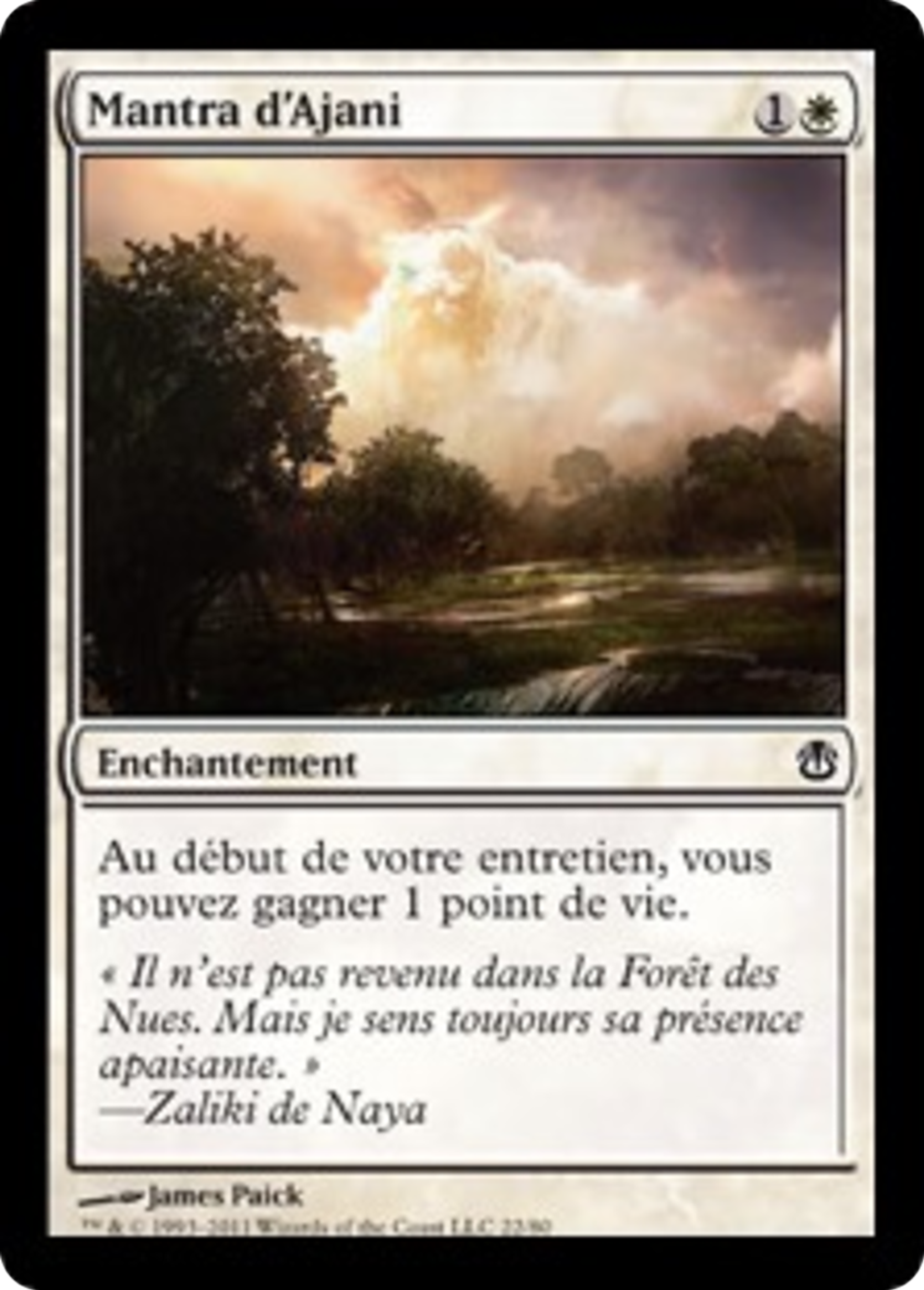 Mantra d'Ajani — Duel Decks: Ajani vs. Nicol Bolas — Magic: The Gathering