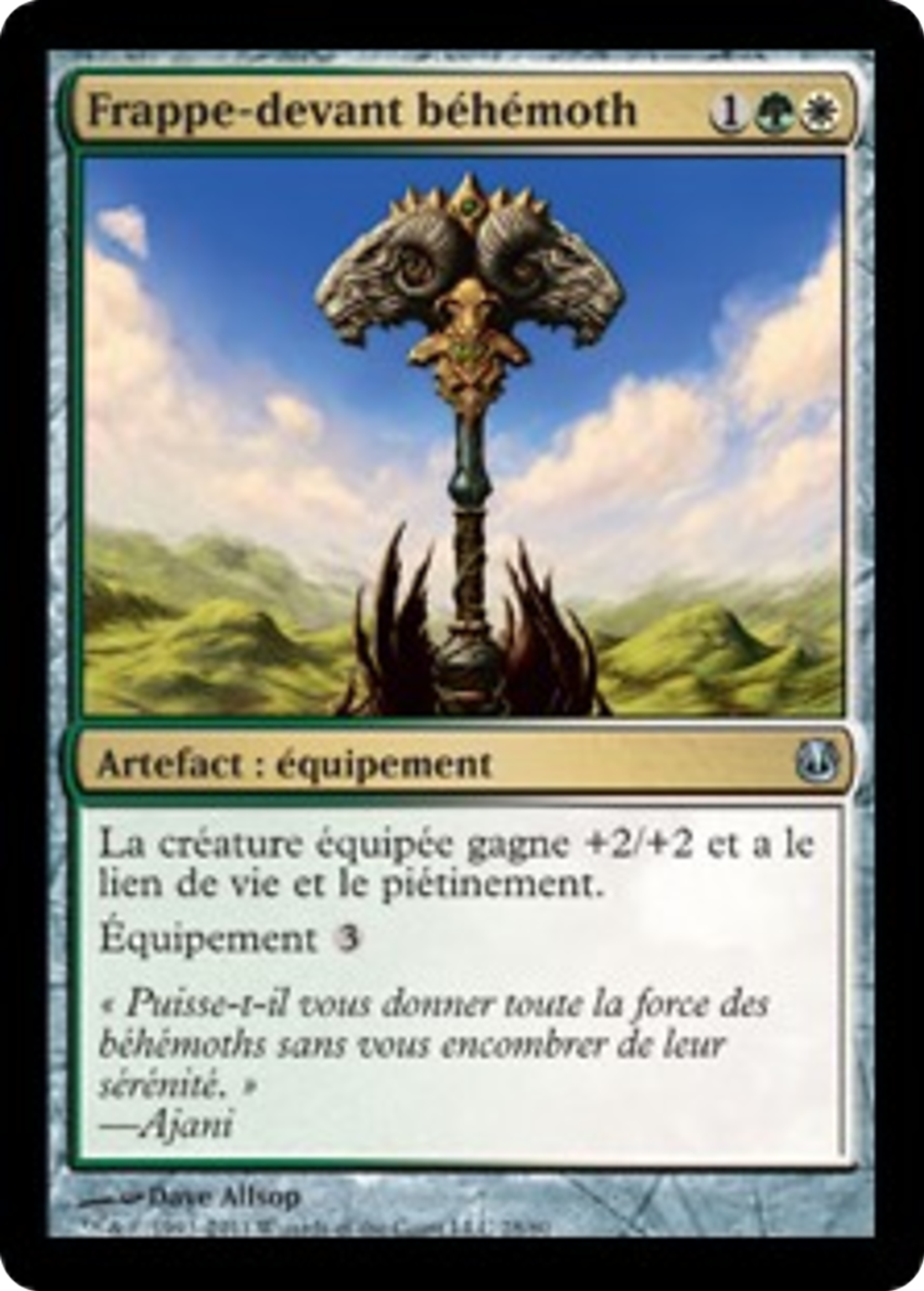Frappe-devant béhémoth — Duel Decks: Ajani vs. Nicol Bolas — Magic: The Gathering