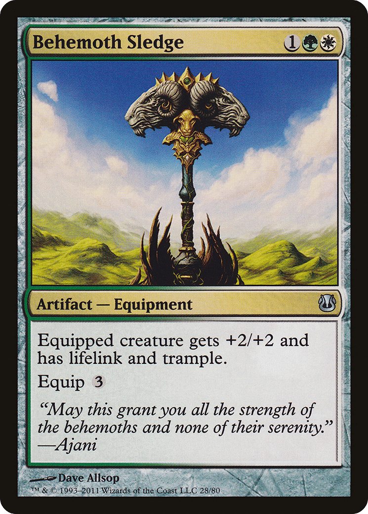 Behemoth Sledge — Duel Decks: Ajani vs. Nicol Bolas — Magic: The Gathering
