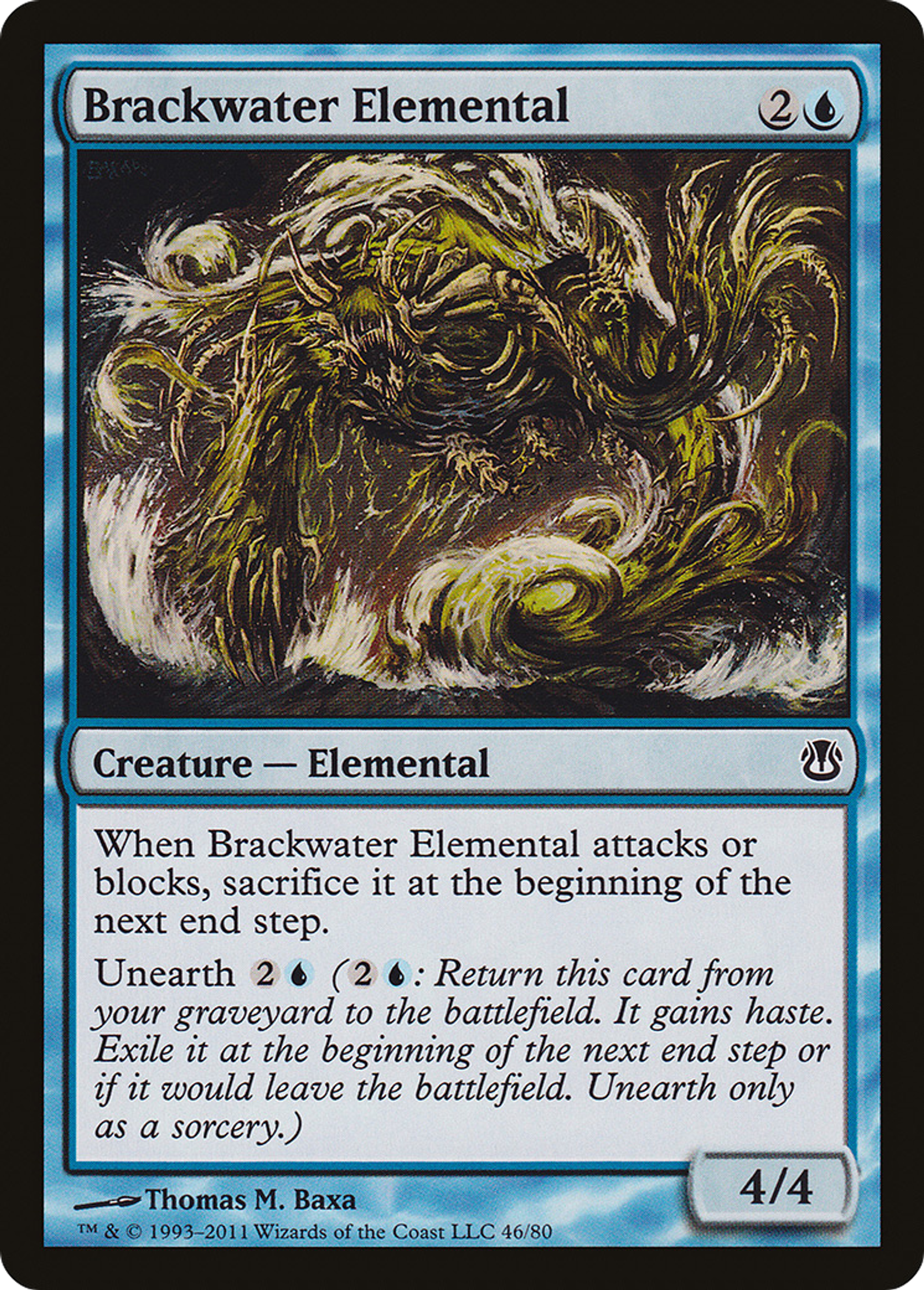 Brackwater Elemental — Duel Decks: Ajani vs. Nicol Bolas — Magic: The Gathering