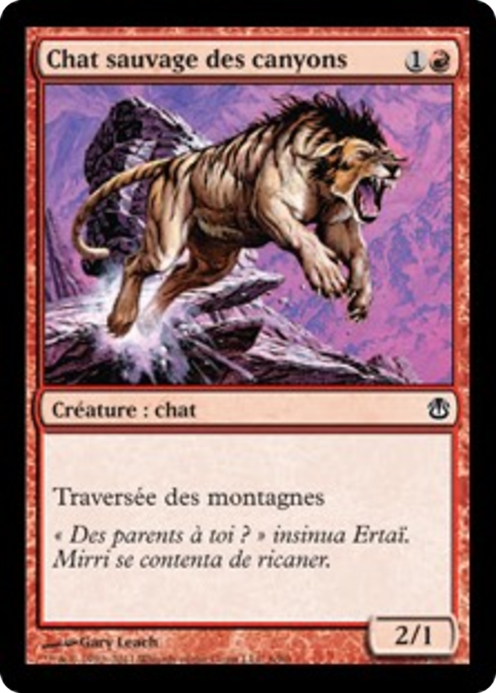 Chat sauvage des canyons — Duel Decks: Ajani vs. Nicol Bolas — Magic: The Gathering