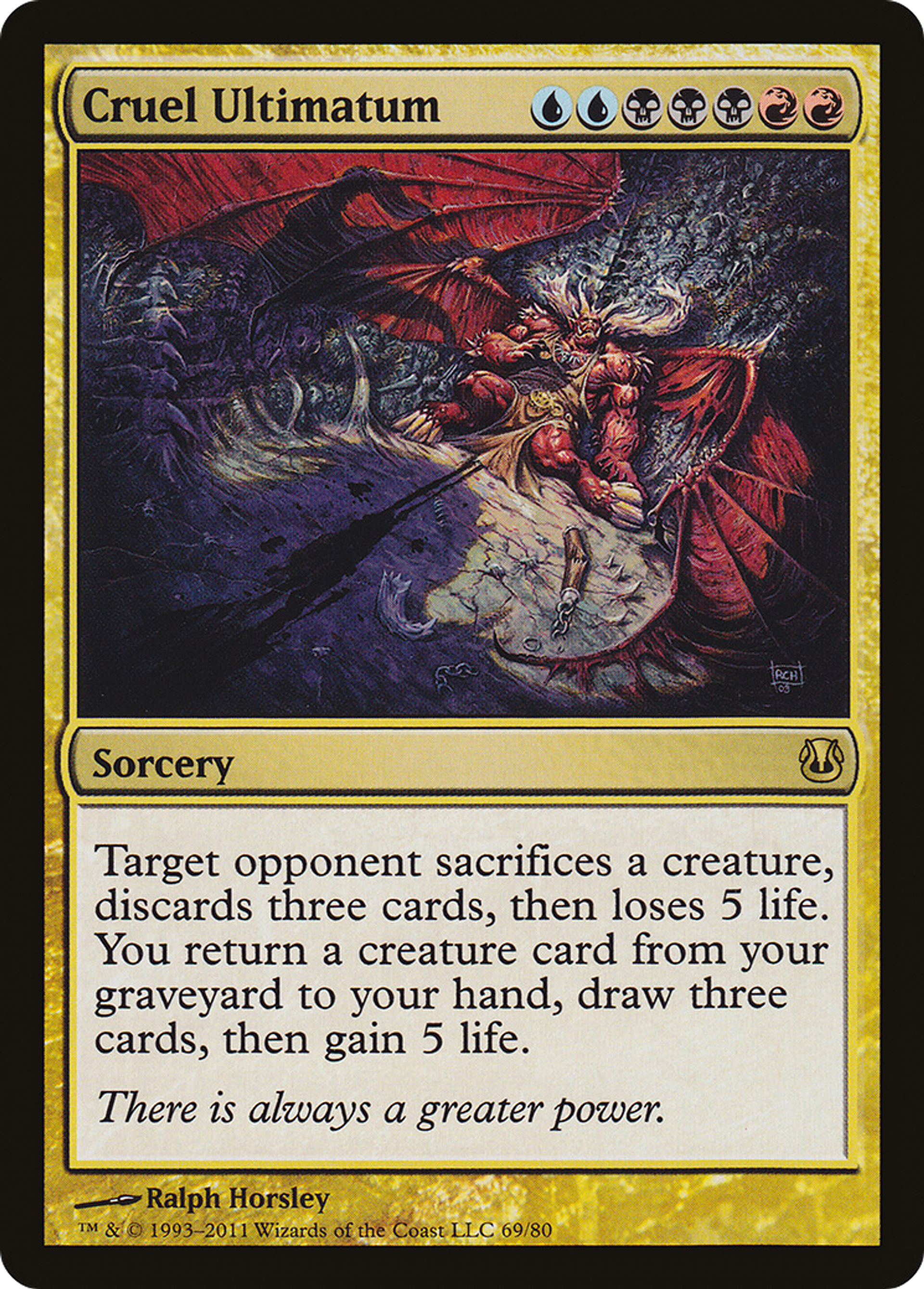 Ultimatum cruel — Duel Decks: Ajani vs. Nicol Bolas — Magic: The Gathering