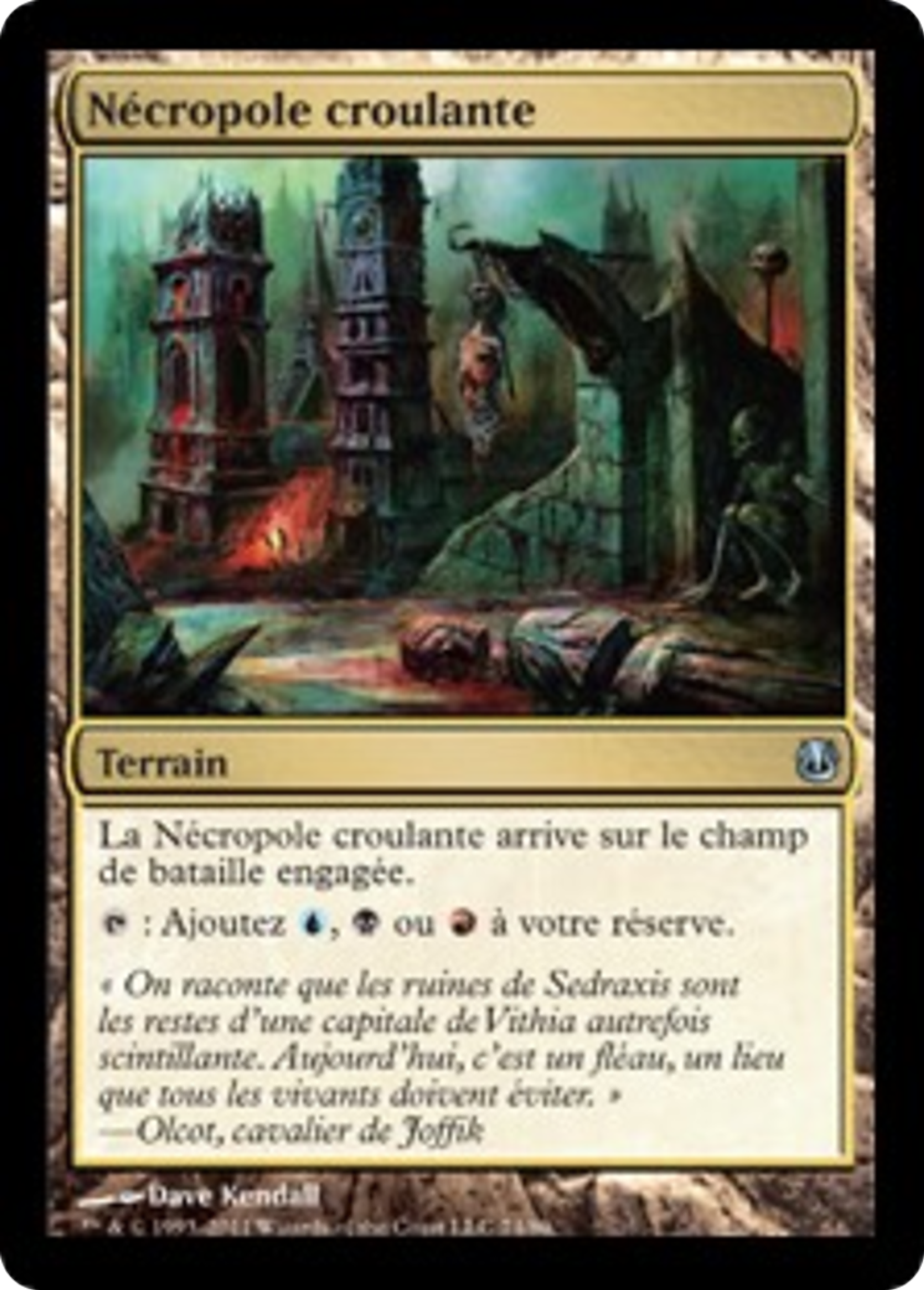 Nécropole croulante — Duel Decks: Ajani vs. Nicol Bolas — Magic: The Gathering