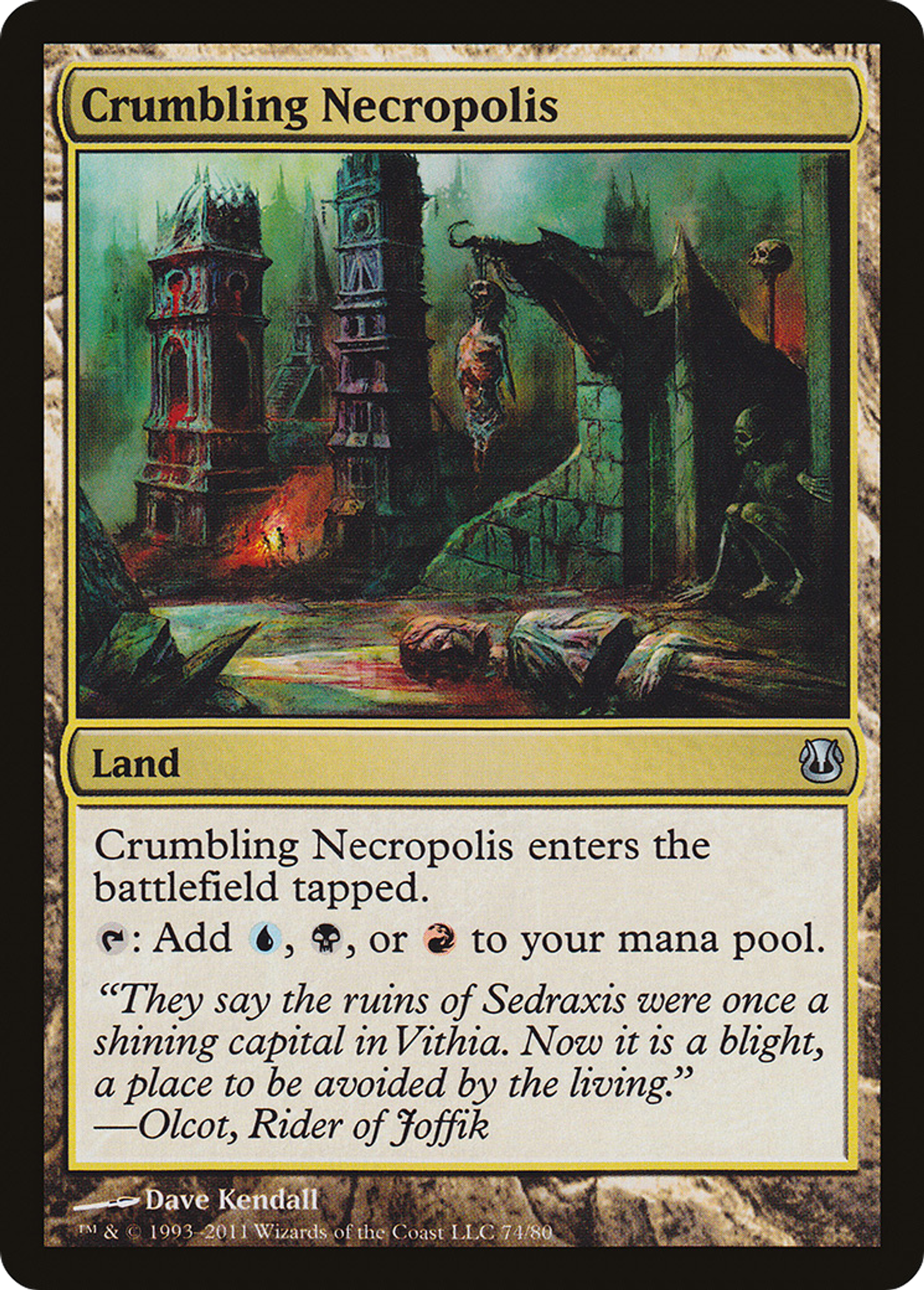 Nécropole croulante — Duel Decks: Ajani vs. Nicol Bolas — Magic: The Gathering
