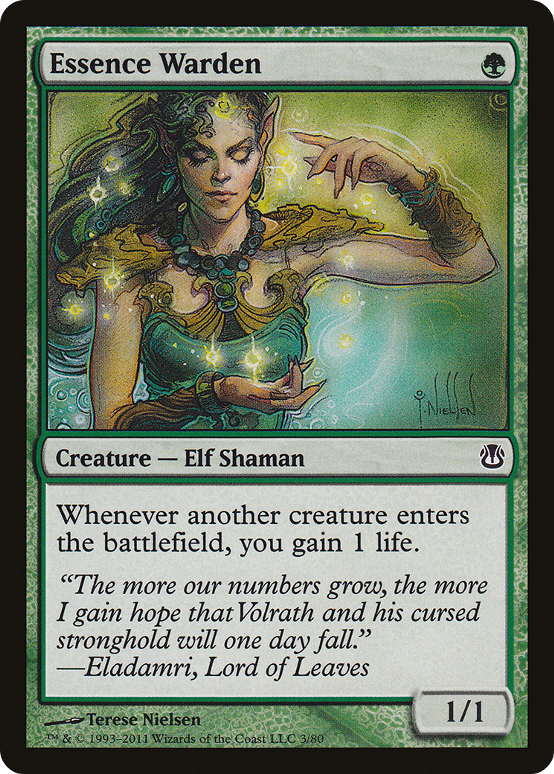 Essence Warden — Duel Decks: Ajani vs. Nicol Bolas — Magic: The Gathering