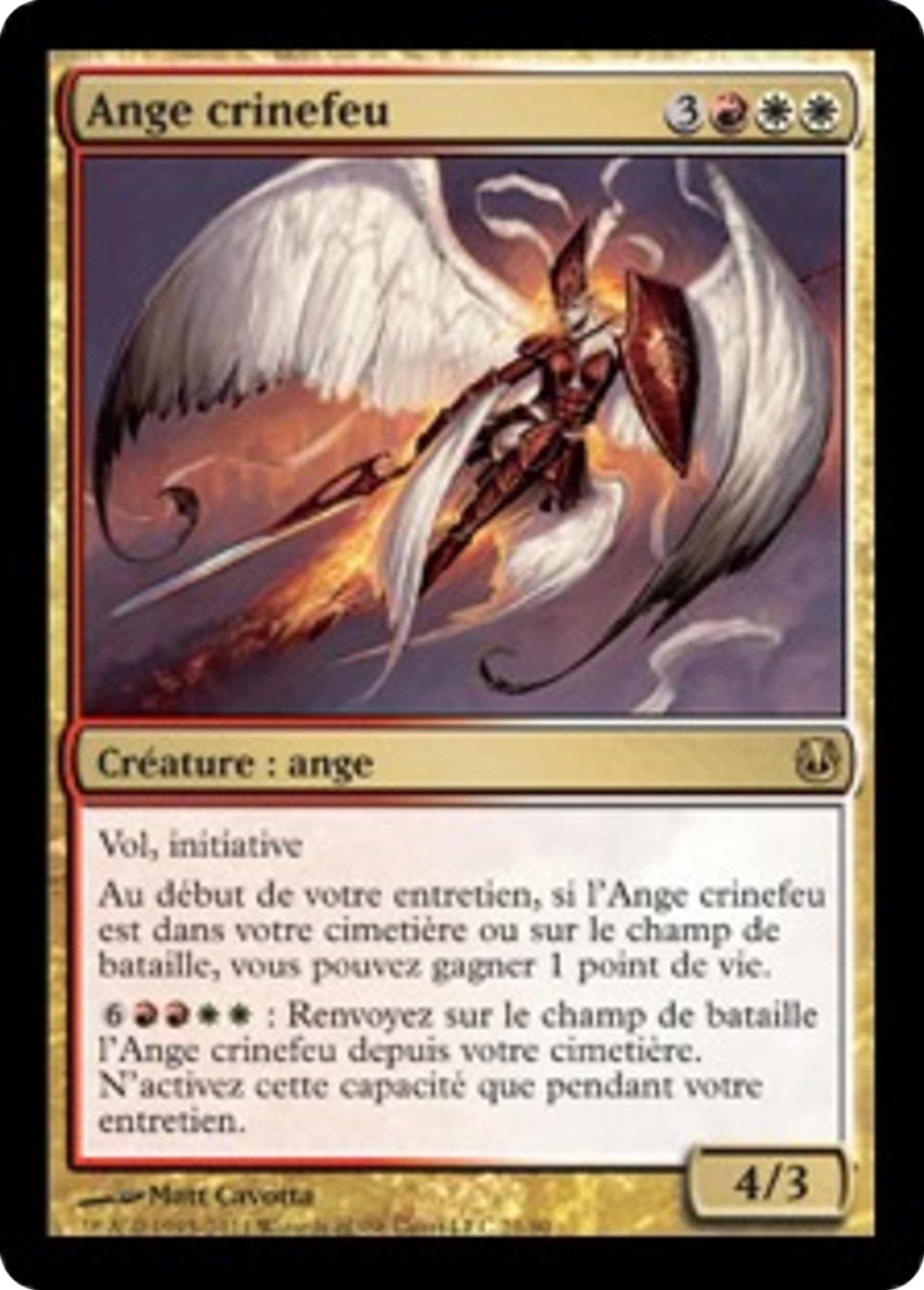 Ange crinefeu — Duel Decks: Ajani vs. Nicol Bolas — Magic: The Gathering