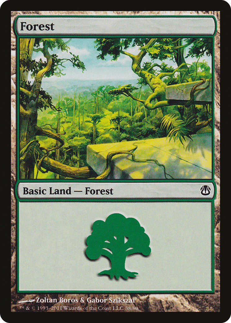 Forest — Duel Decks: Ajani vs. Nicol Bolas — Magic: The Gathering
