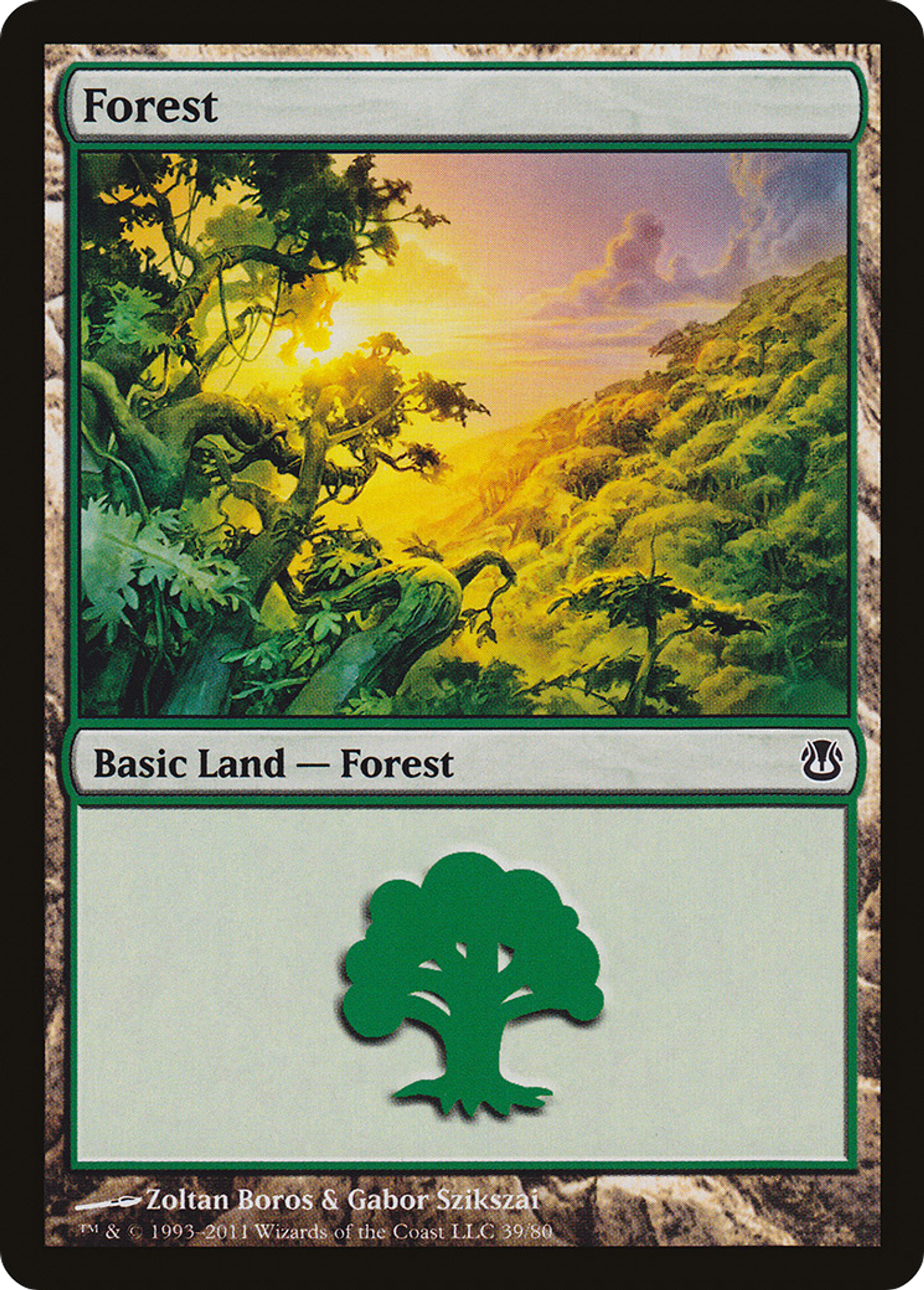 Forest — Duel Decks: Ajani vs. Nicol Bolas — Magic: The Gathering