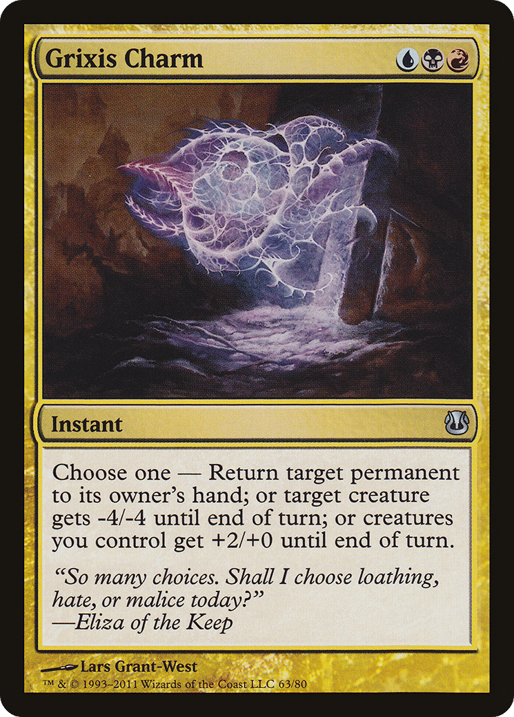 Grixis Charm — Duel Decks: Ajani vs. Nicol Bolas — Magic: The Gathering