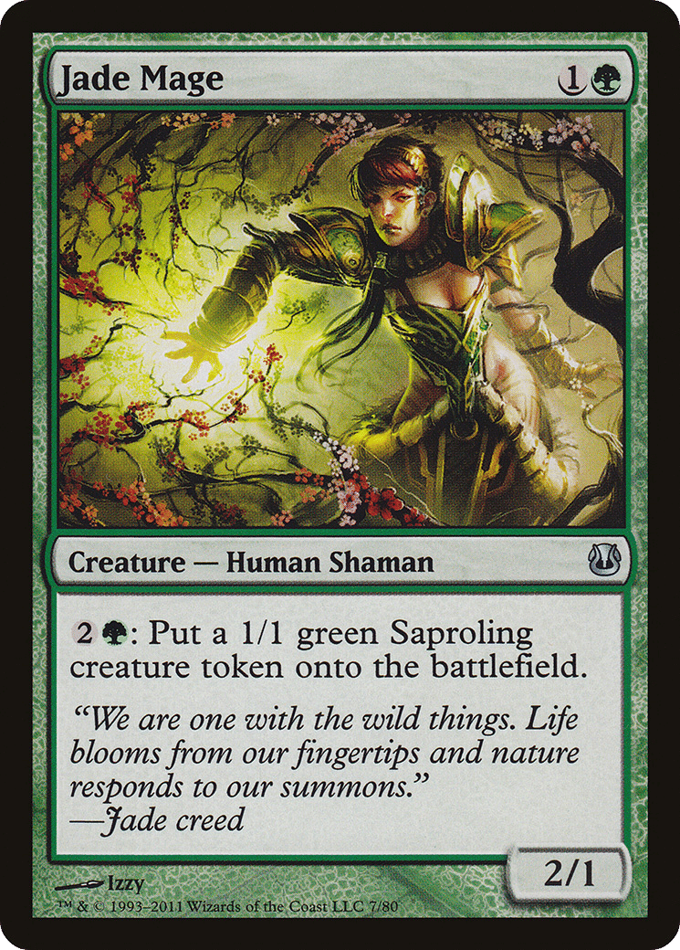 Jade Mage — Duel Decks: Ajani vs. Nicol Bolas — Magic: The Gathering
