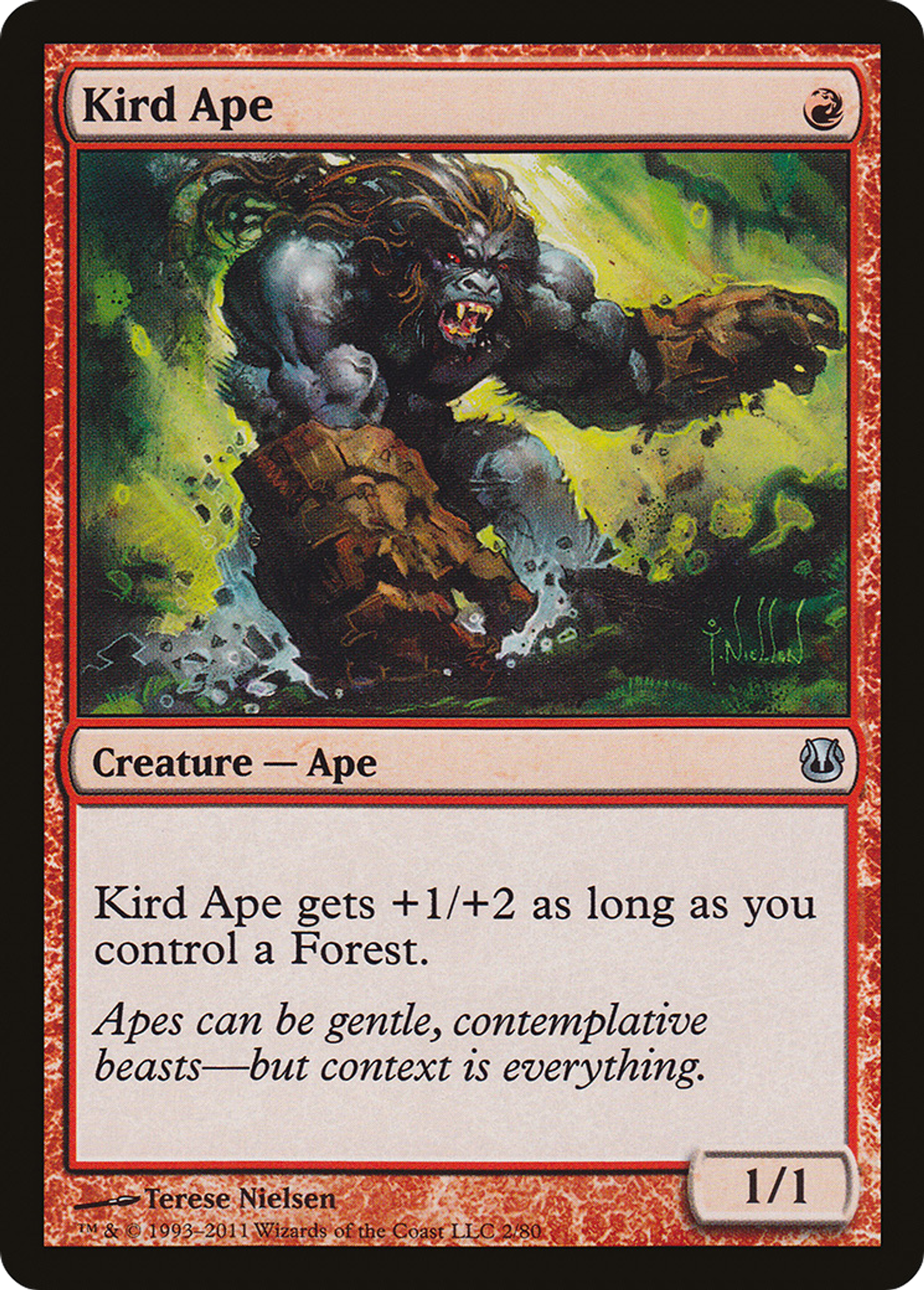 Kird Ape — Duel Decks: Ajani vs. Nicol Bolas — Magic: The Gathering