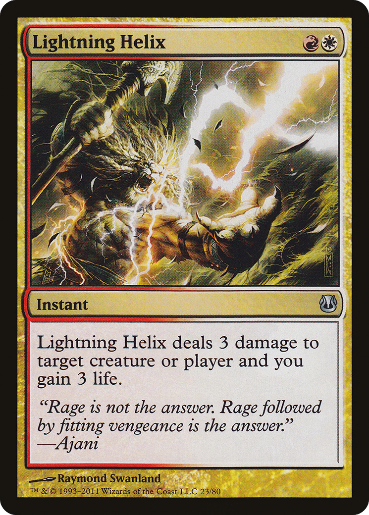 Lightning Helix — Duel Decks: Ajani vs. Nicol Bolas — Magic: The Gathering