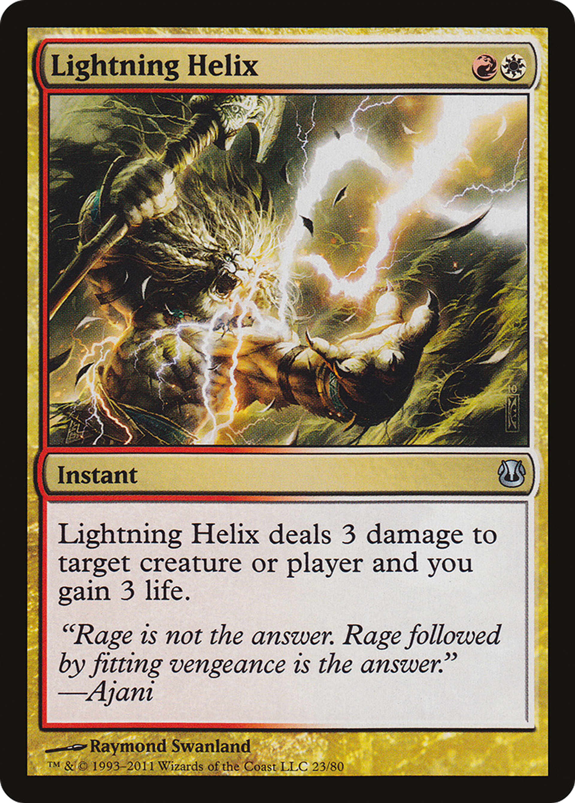 Lightning Helix — Duel Decks: Ajani vs. Nicol Bolas — Magic: The Gathering