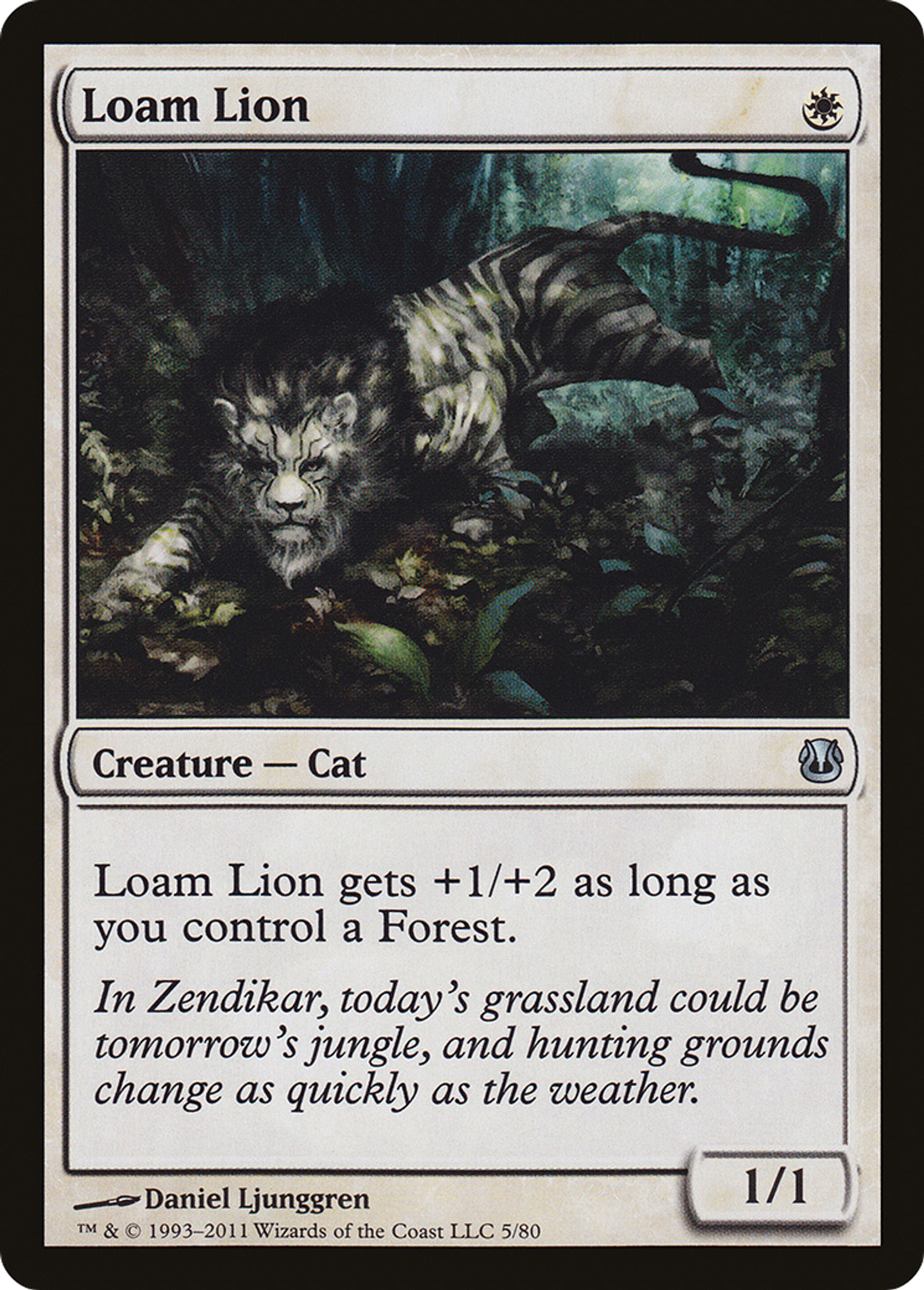 Loam Lion — Duel Decks: Ajani vs. Nicol Bolas — Magic: The Gathering